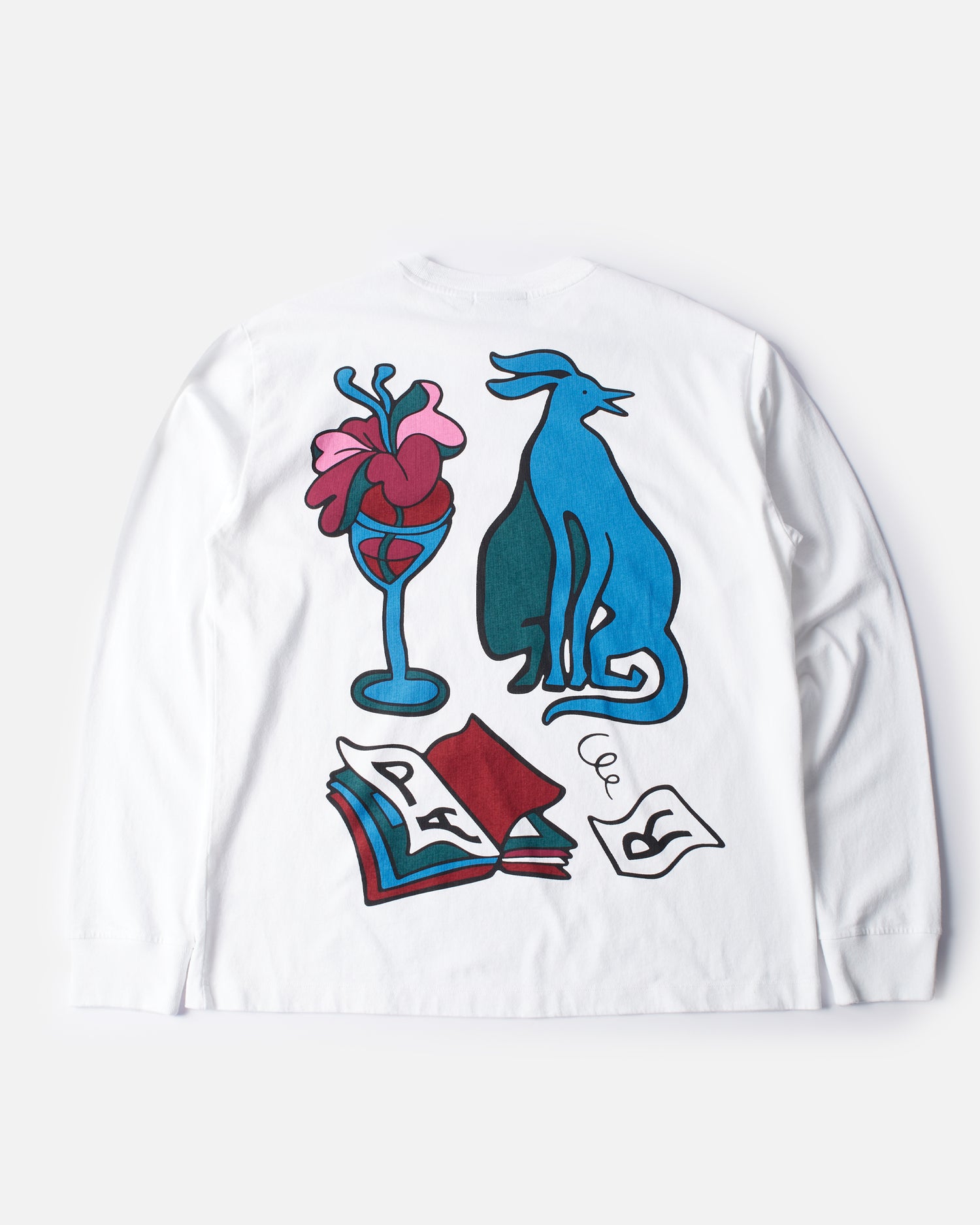 byParra Wine and Books Long Sleeve (White)