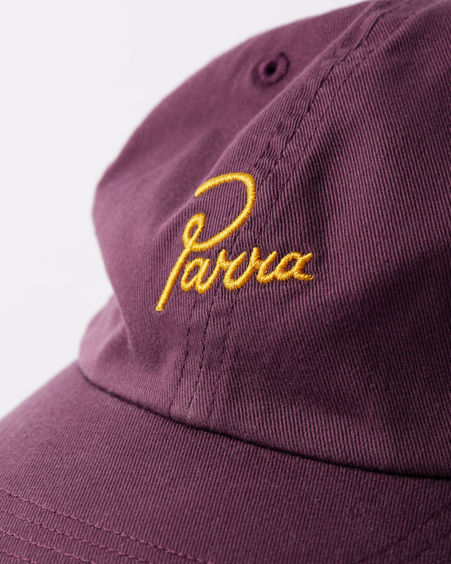 ByParra Script Logo 6 Panel Hat (Dark Violet)