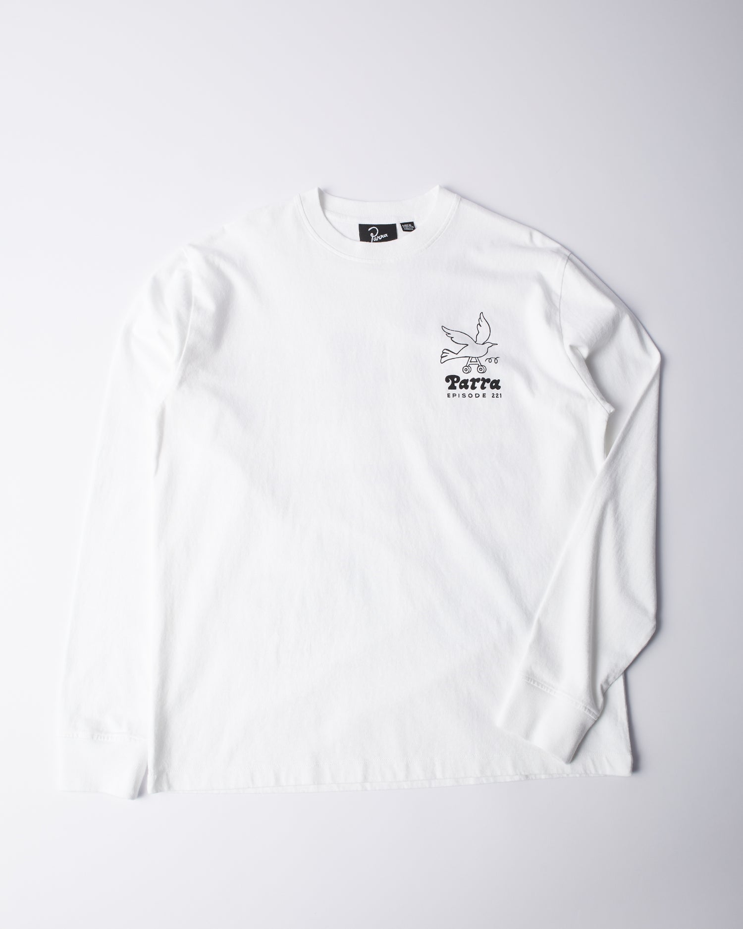 byParra Chair Pencil Long Sleeve T-shirt (White)
