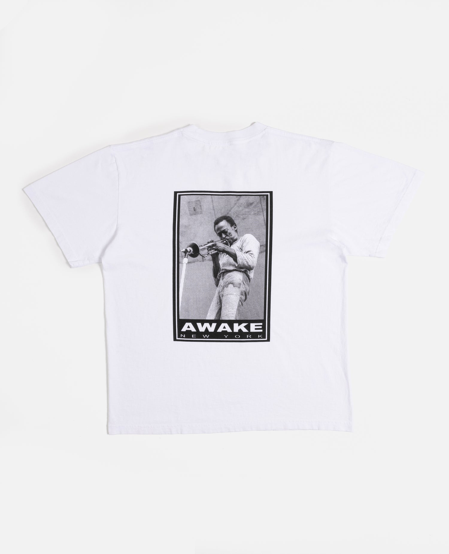 Awake NY Miles Davis Printed Short Sleeve Tee (White)