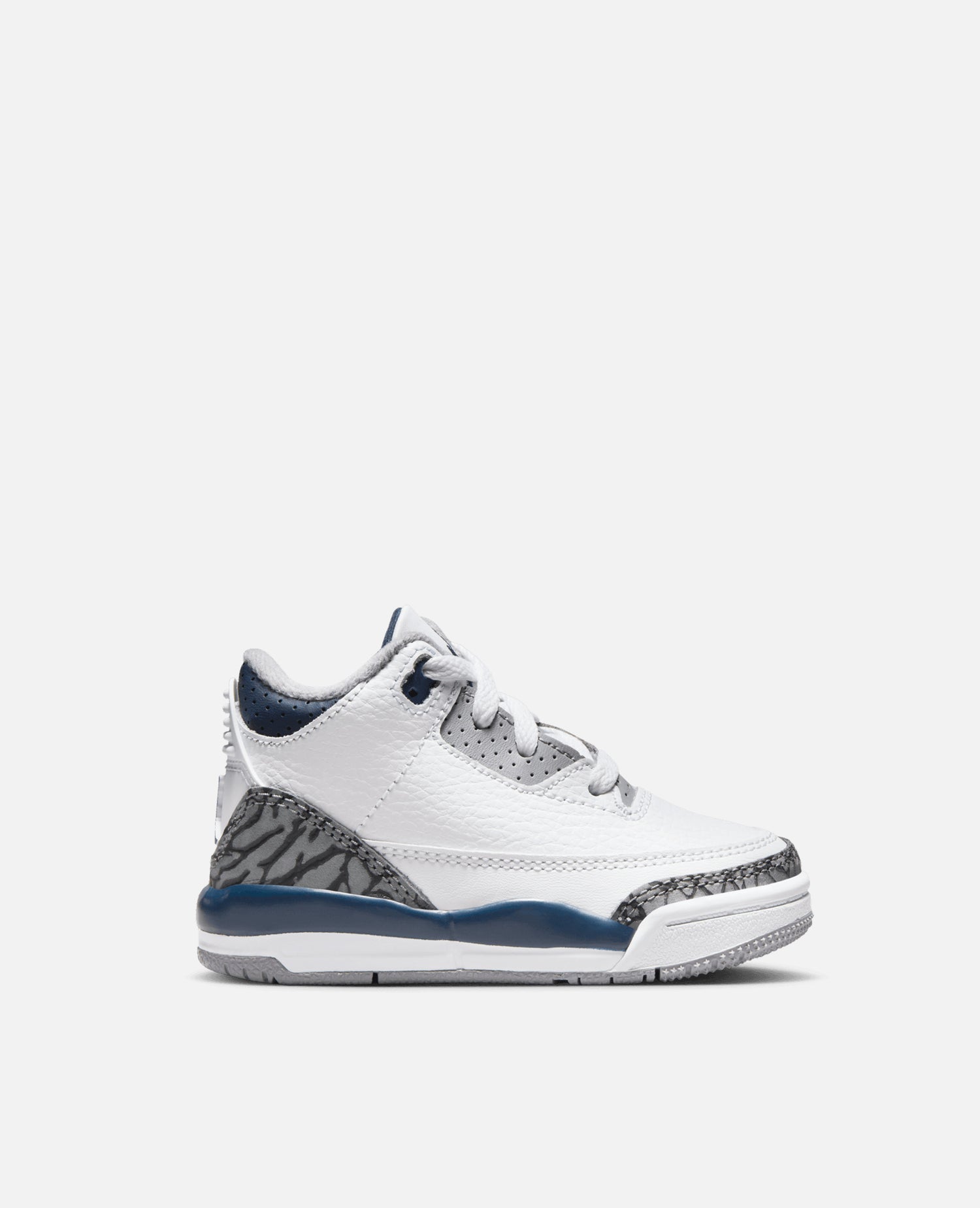 Nike Jordan 3 Retro (TD) (White/Midnight Navy-Cement Grey-Black)