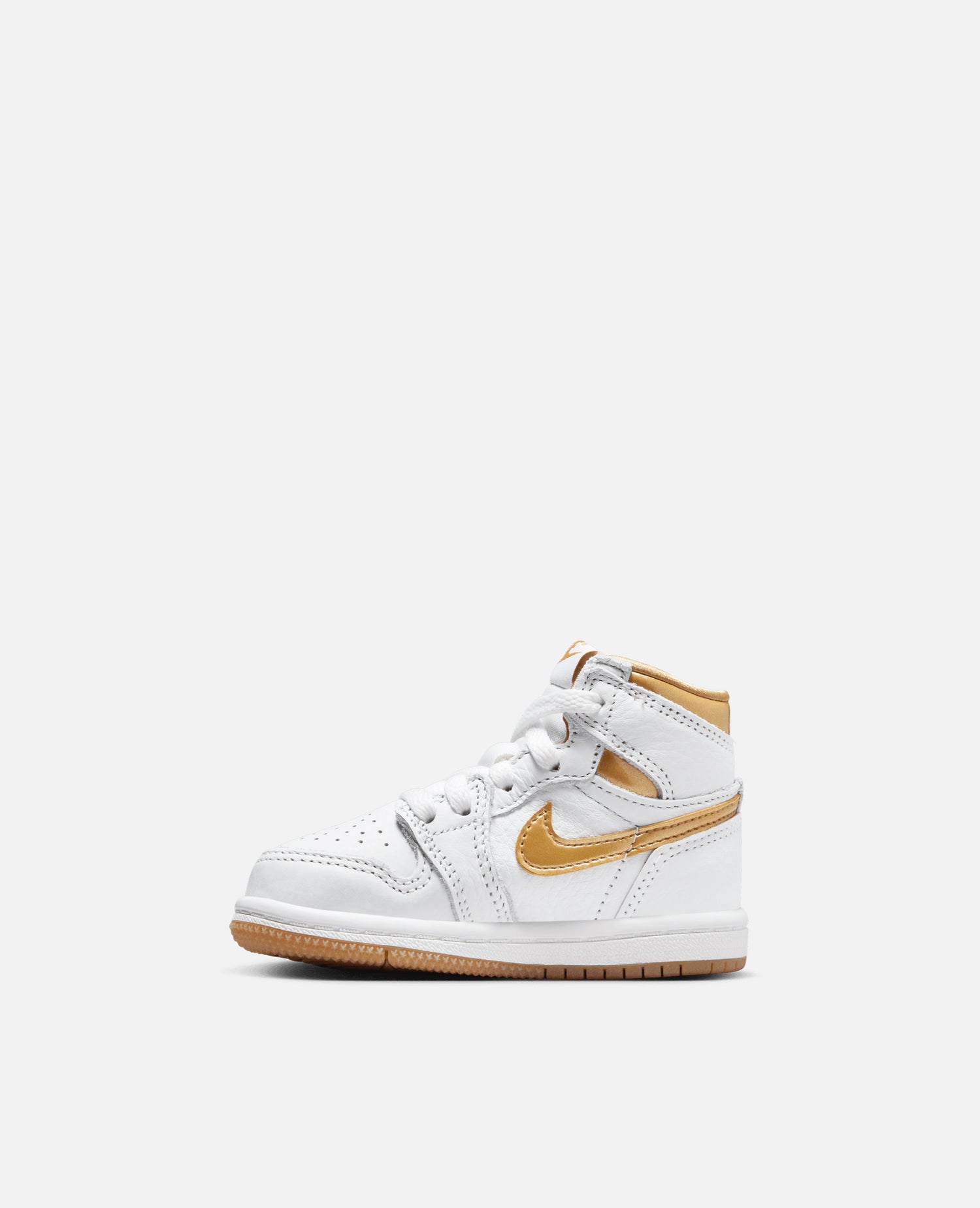 Nike Jordan 1 Retro High OG (TD) (White/Metallic Gold-Gum Light Brown)