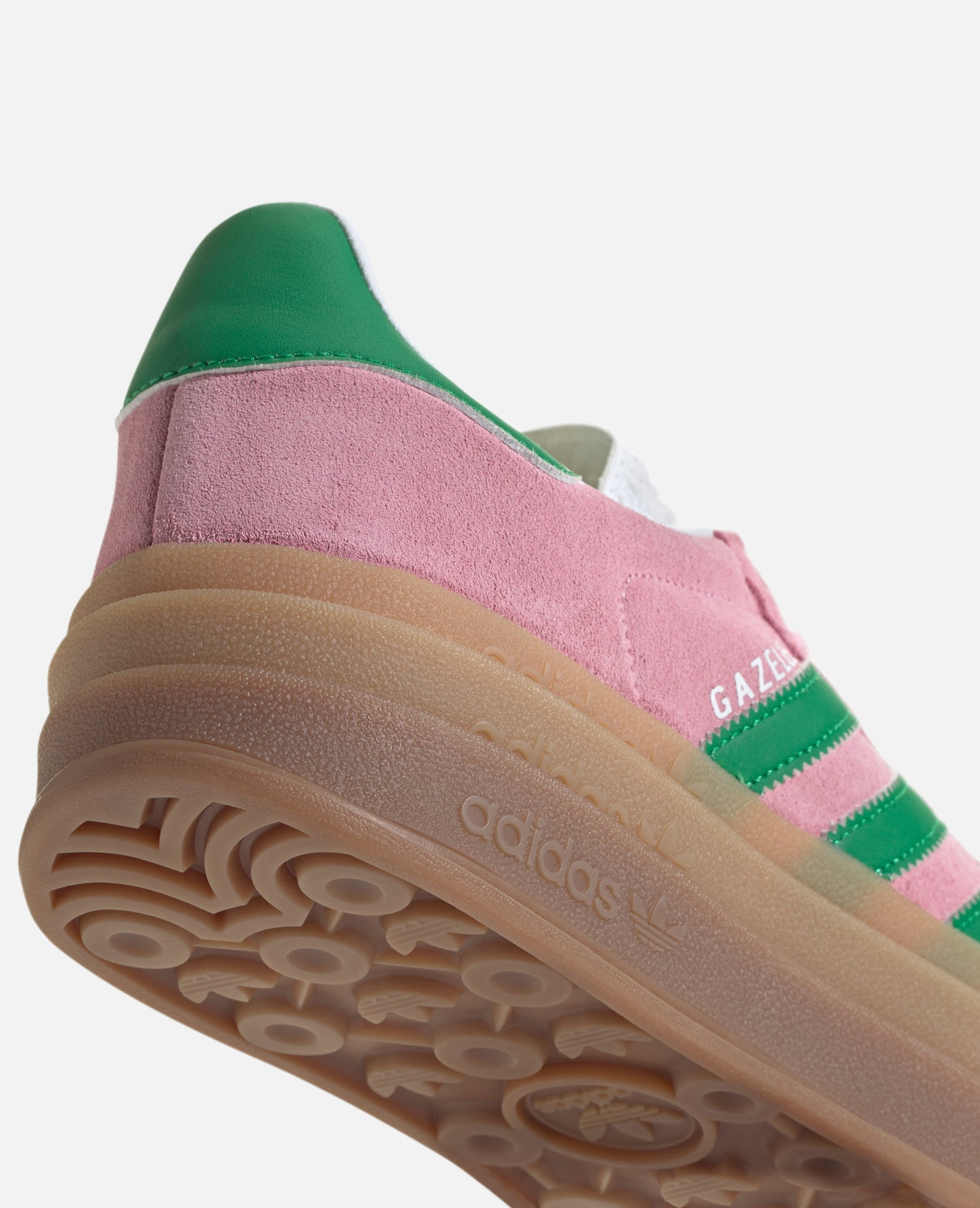 adidas WMNS Gazelle Bold (True Pink / Green / Cloud White)