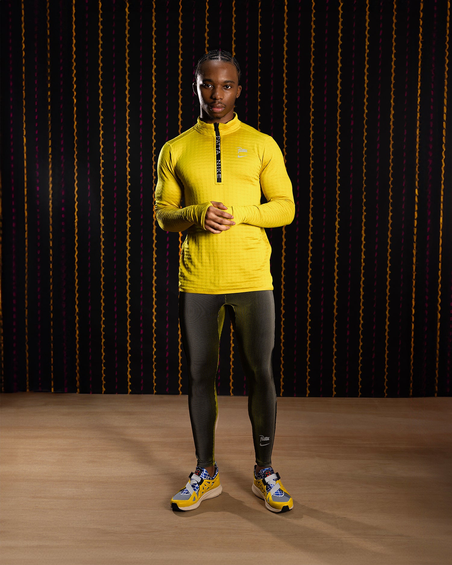 Nike x Patta Running Team Leggings (Saffron Quartz/Sanddrift)