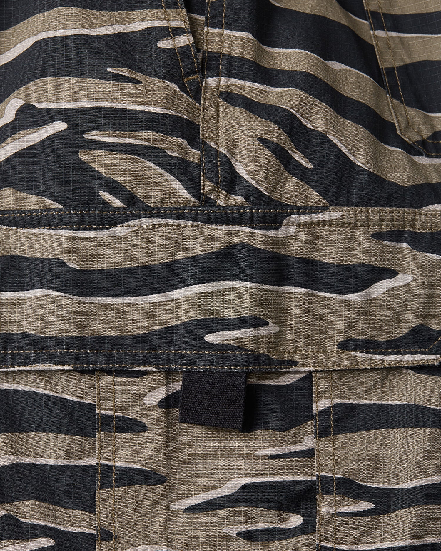 Patta Tiger Stripe Camo Cargo Ripstop Shorts (Multi)