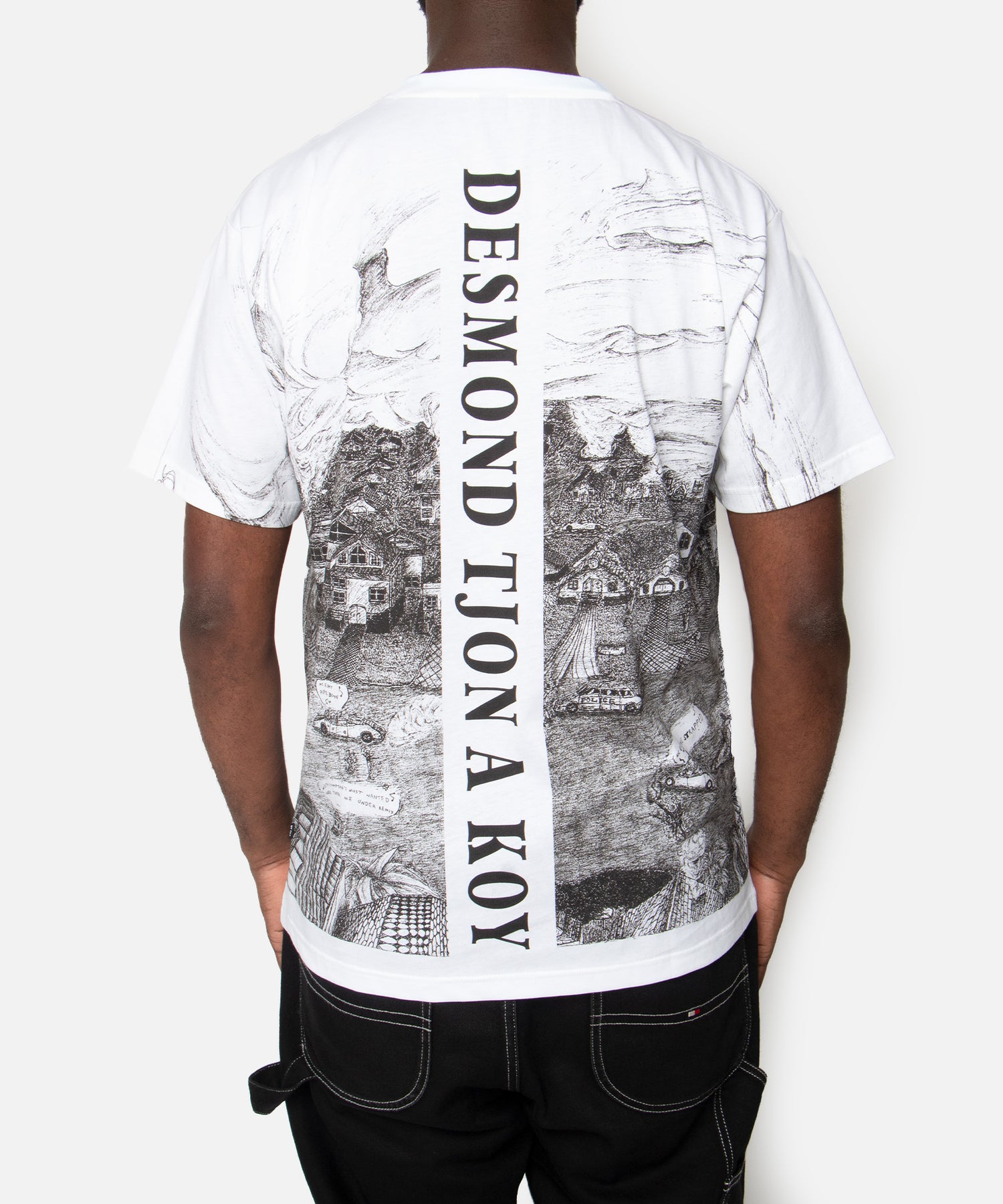 Patta x Outsiders Gallery Livin In The Fast Lane T-Shirt (White)