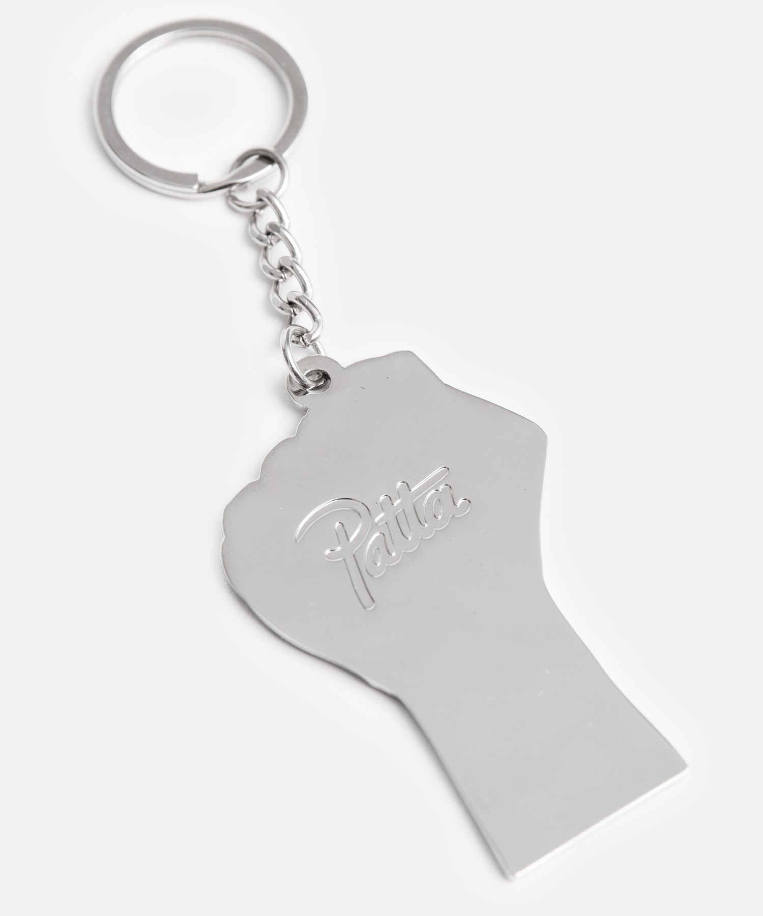 Patta Fist Keychain (Silver)