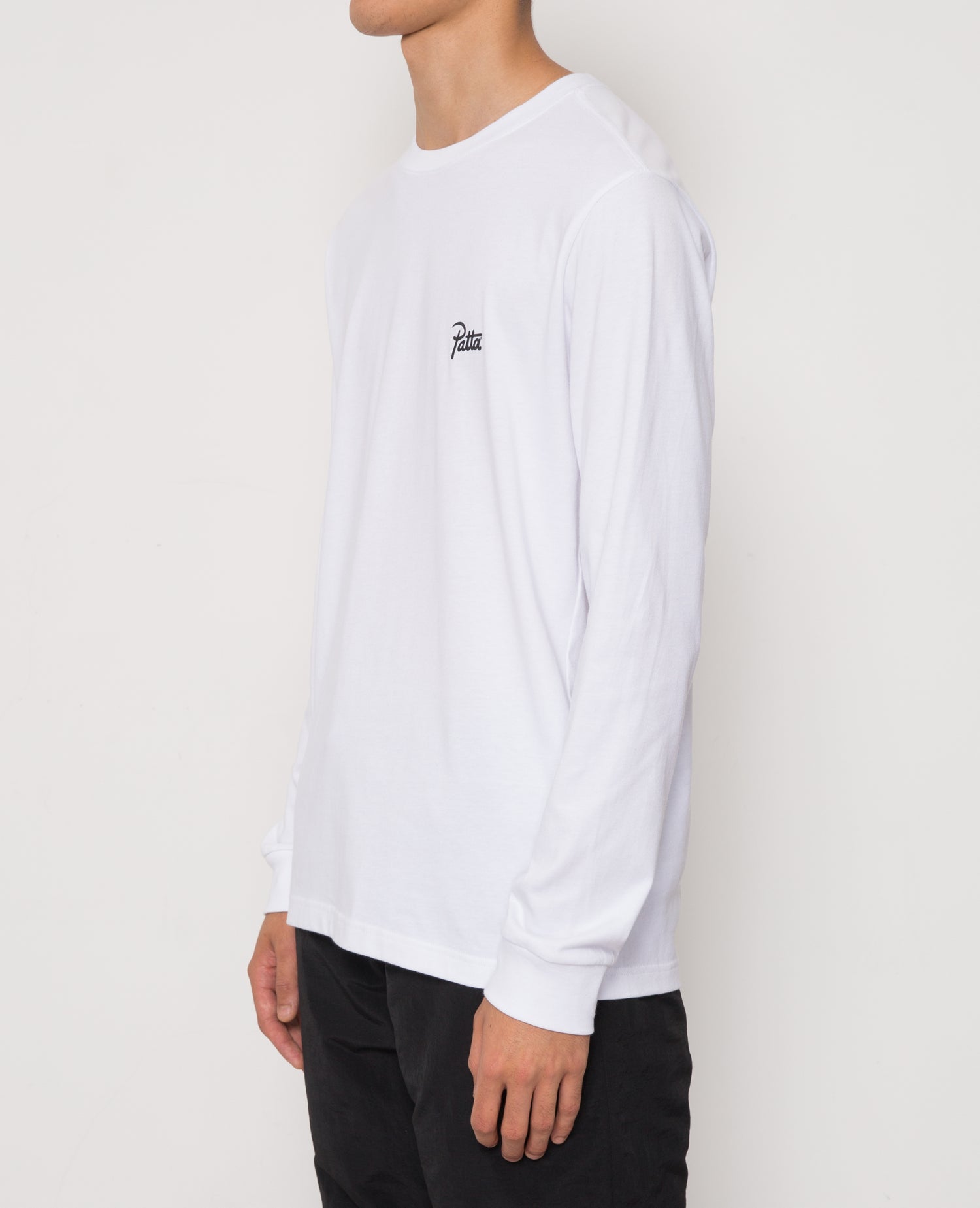 Patta Basic Longsleeve T-Shirt (White)