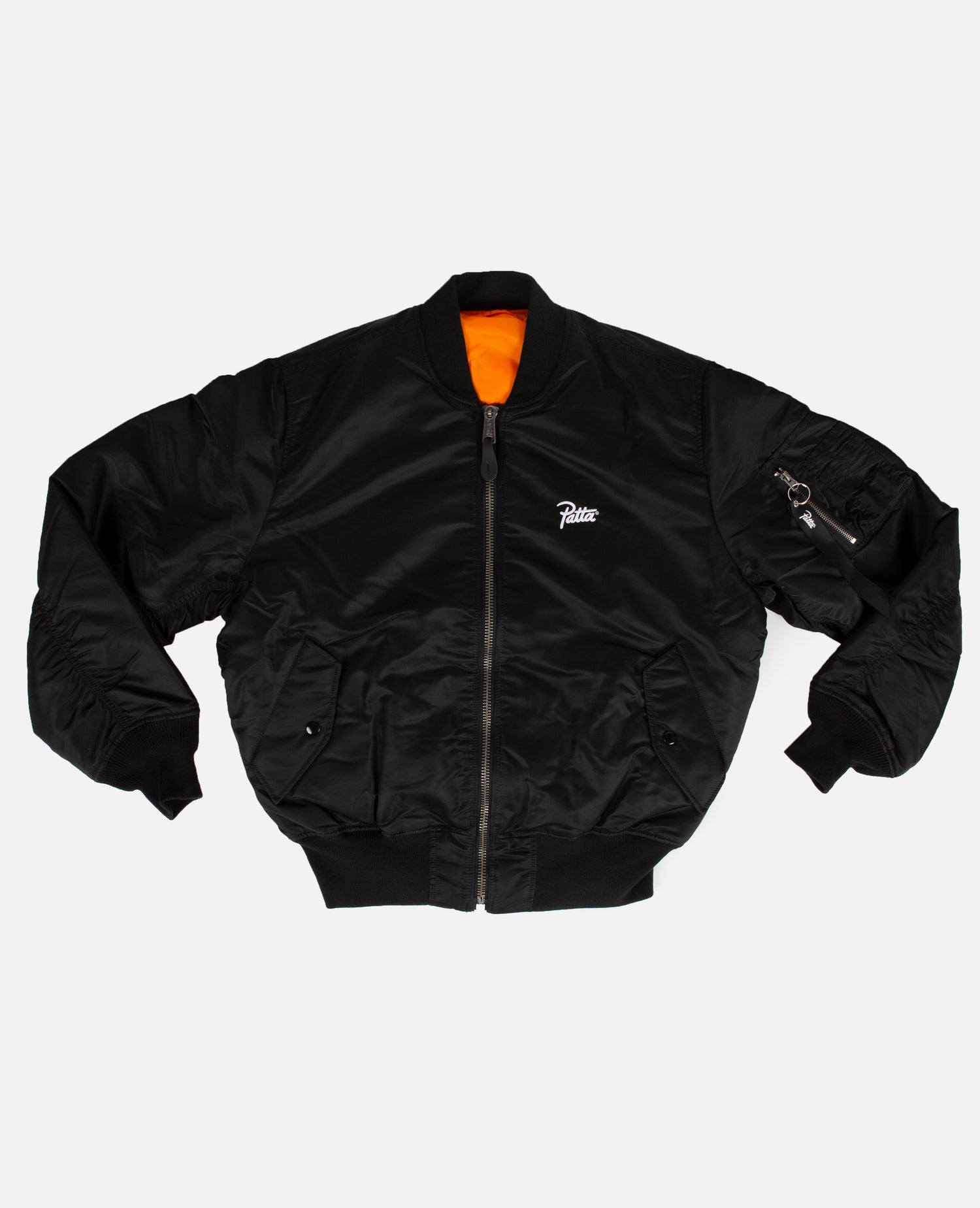 Store Exclusive: Patta x Alpha Industries MA-1 Amsterdam Jacket (Black/Orange)