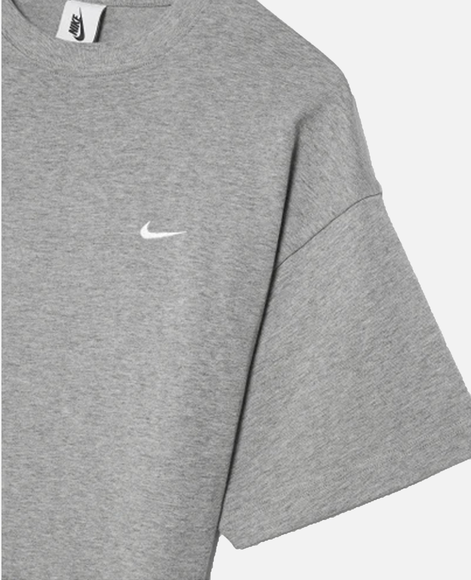 Nike NRG Solo Swoosh T-Shirt (Dark Grey Heather/White)