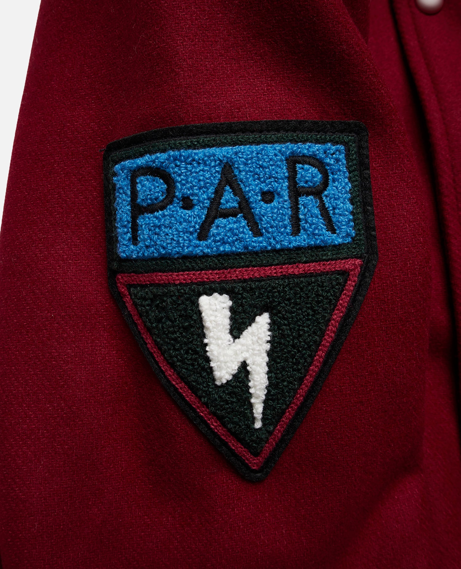 byParra Run Sit & Bike Varsity Jacket (Dark Red)