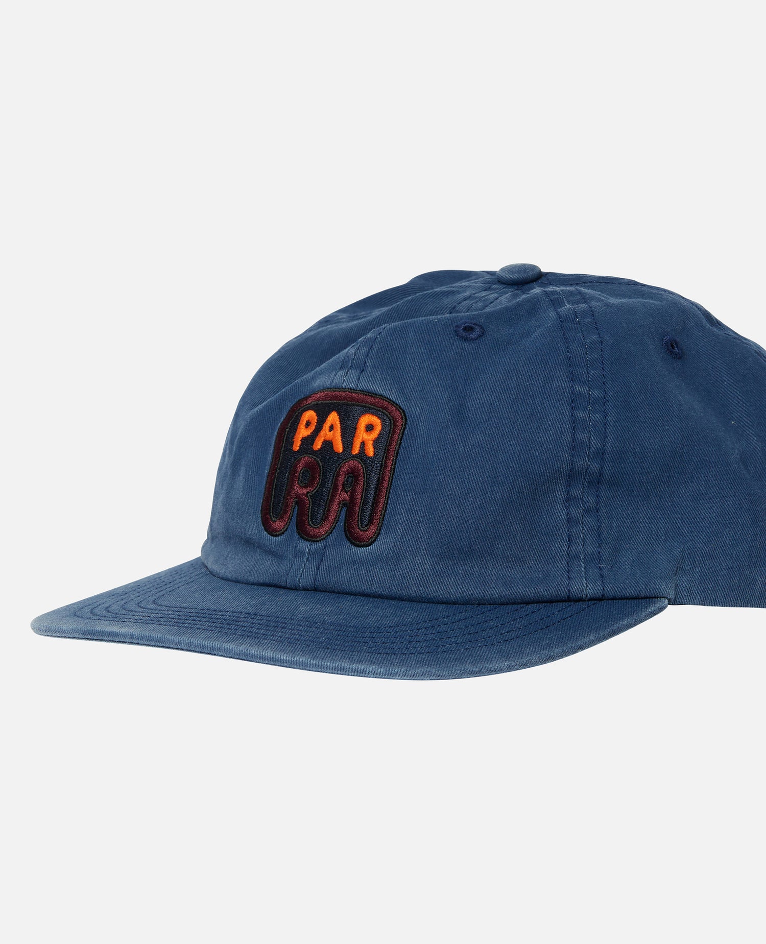 byParra Fast Food Logo 6 Panel Hat (Navy Blue)