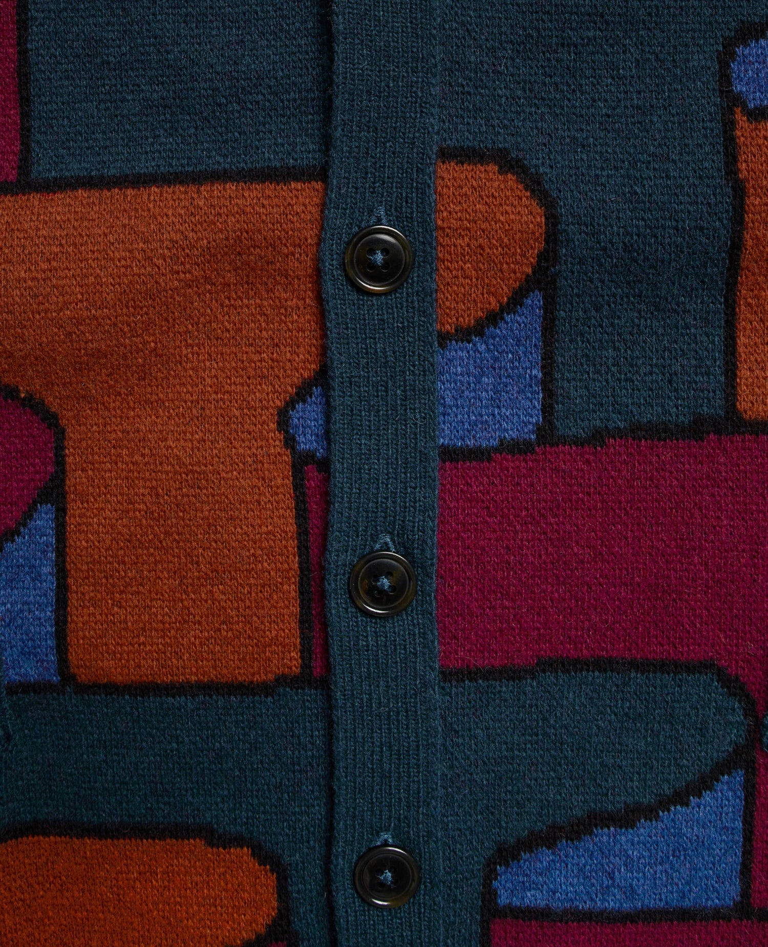 byParra Canyons Cardigan tricoté sur toute la surface (Multi)