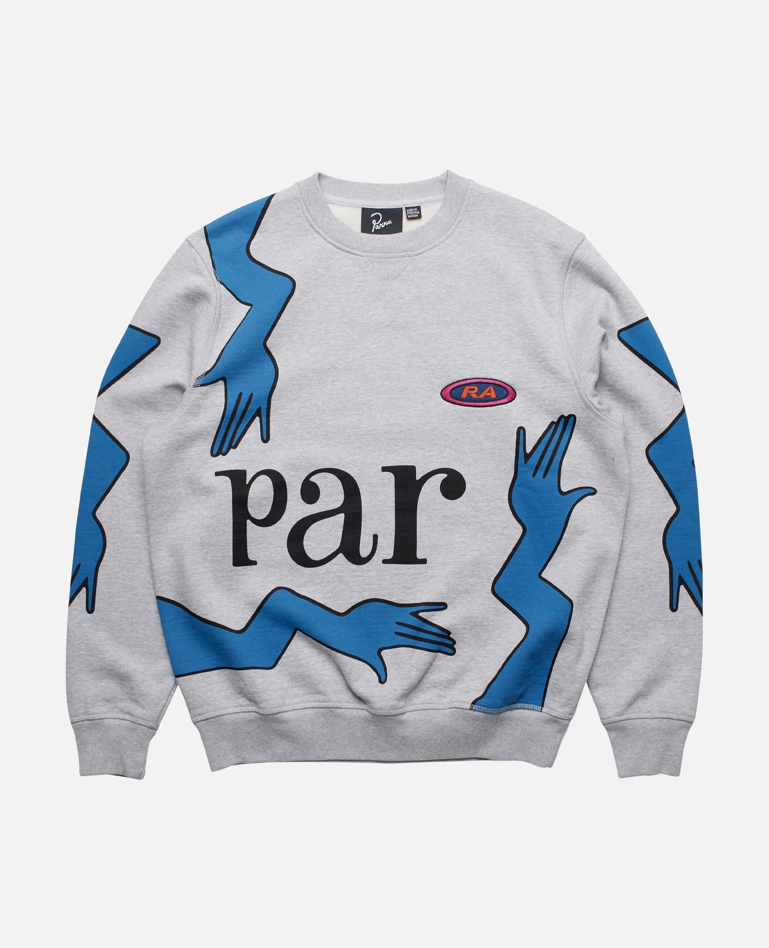 byParra Climb Early Grab Sweat-shirt à col rond (gris chiné)
