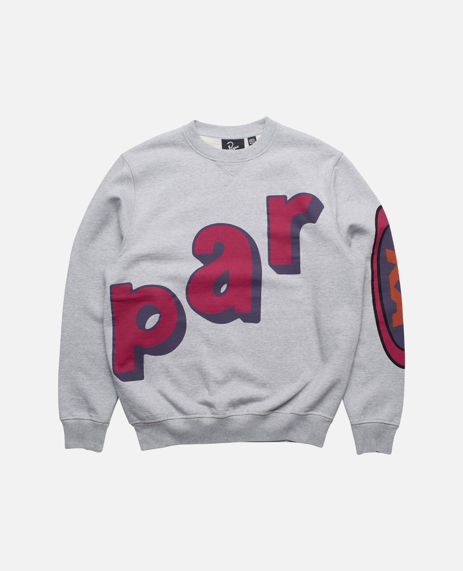 byParra Sweat-shirt à col rond Loudness (gris chiné)