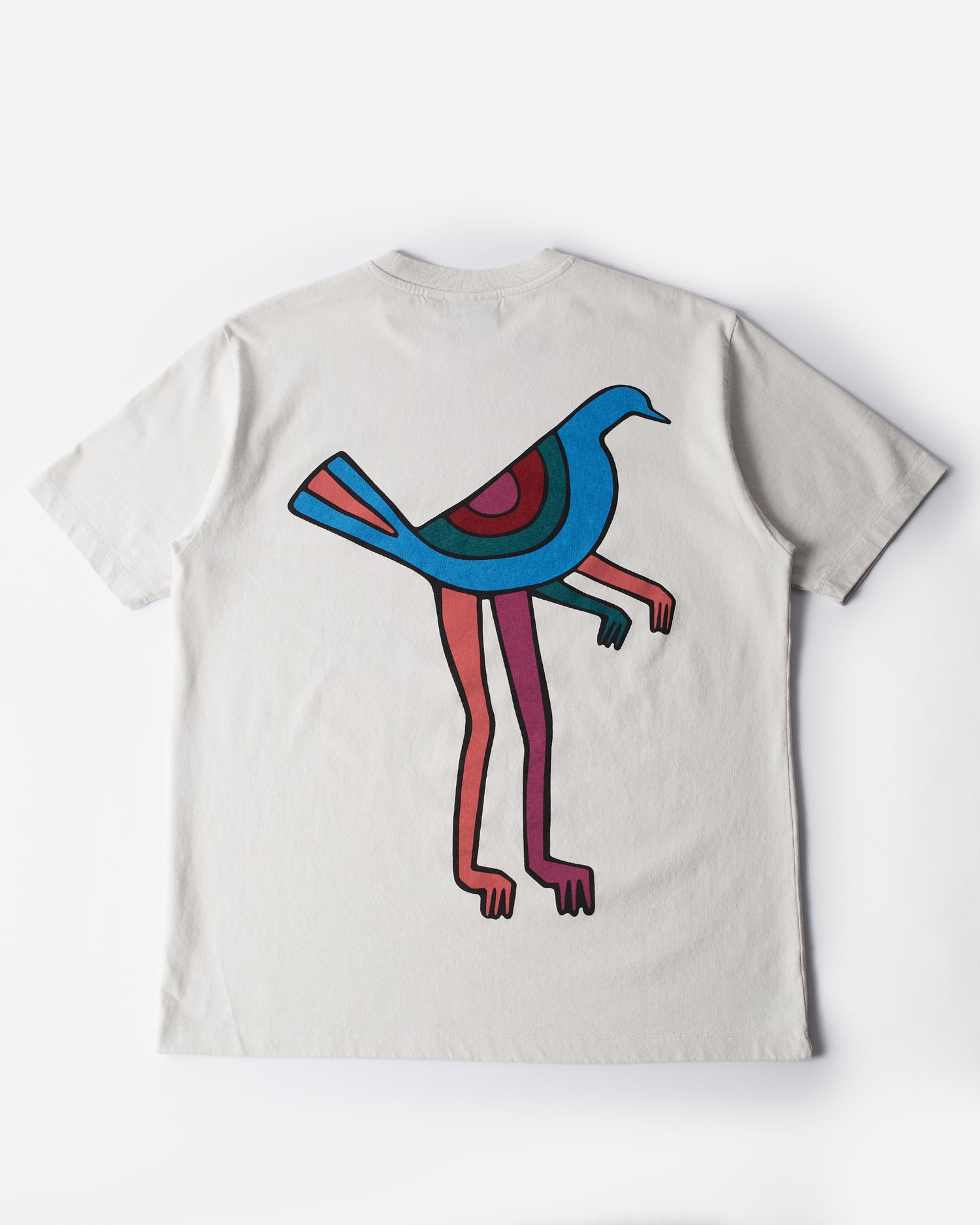 byParra Pigeon Legs T-shirt (Light Grey)