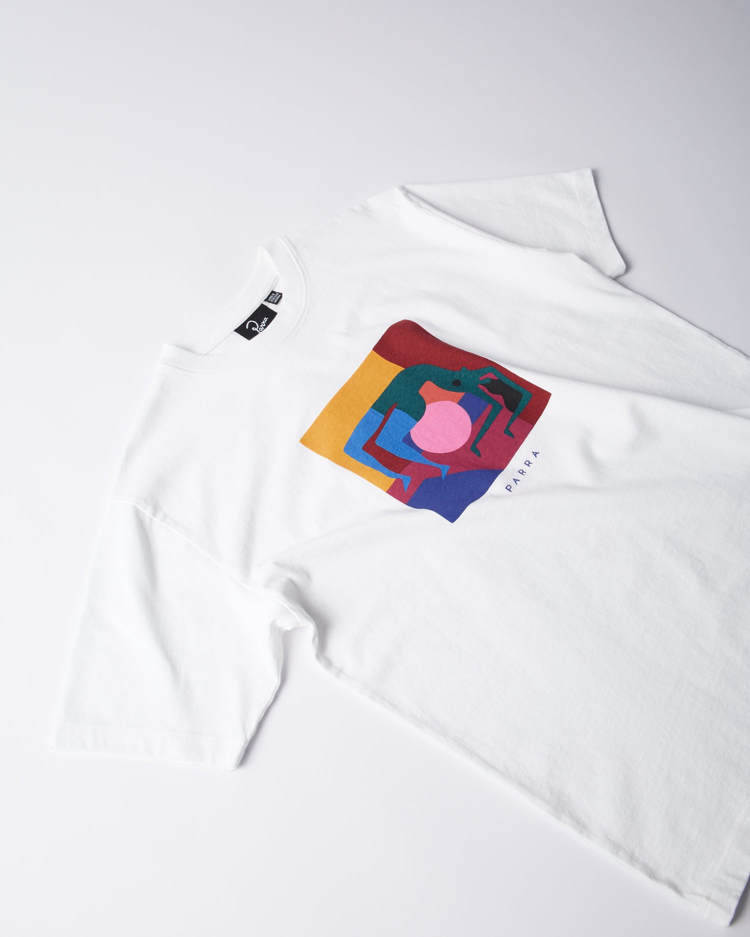 byParra Yoga Balled T-shirt (Bianco)
