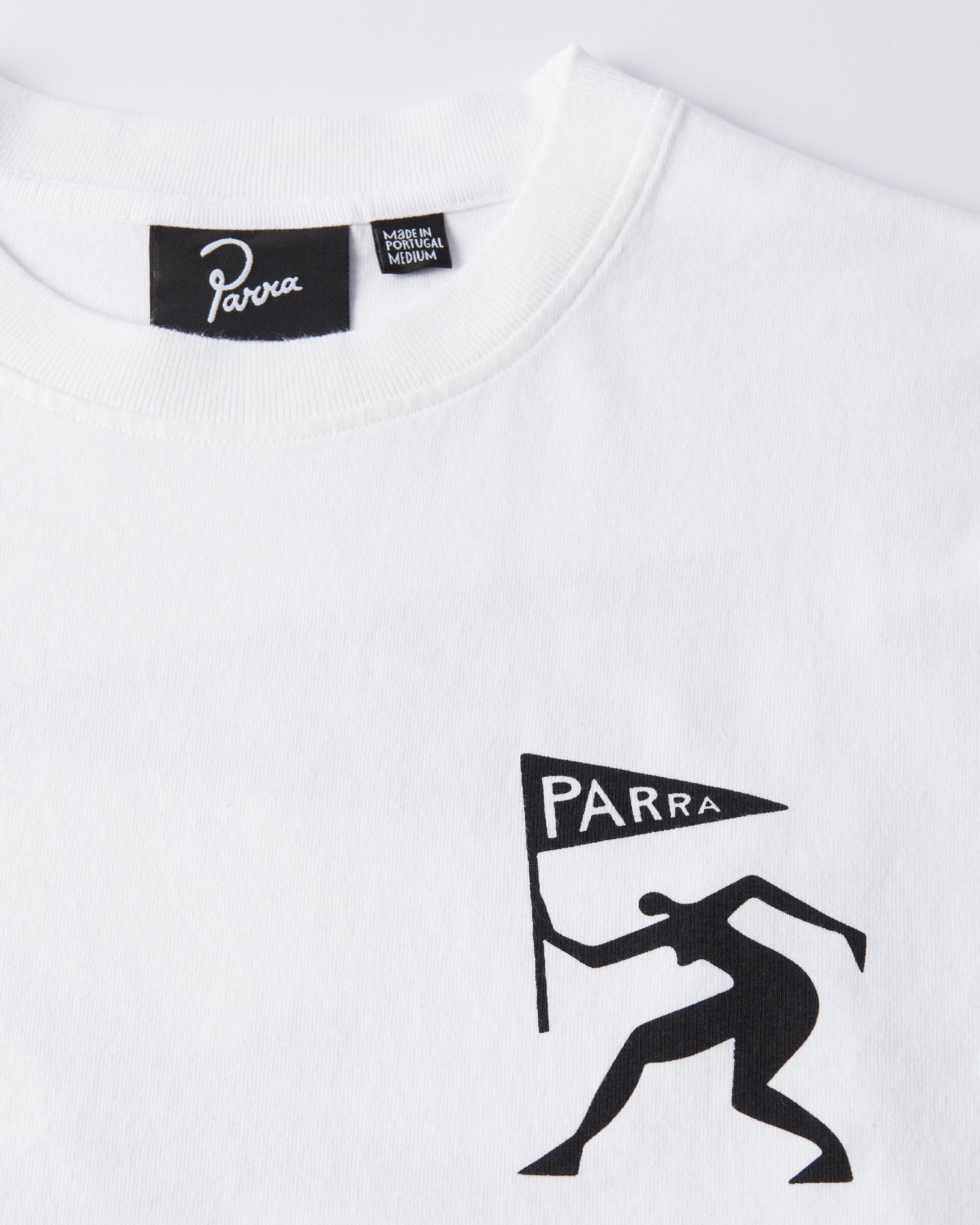 byParra T-shirt a maniche lunghe con bandiera Neurotic (Bianco)