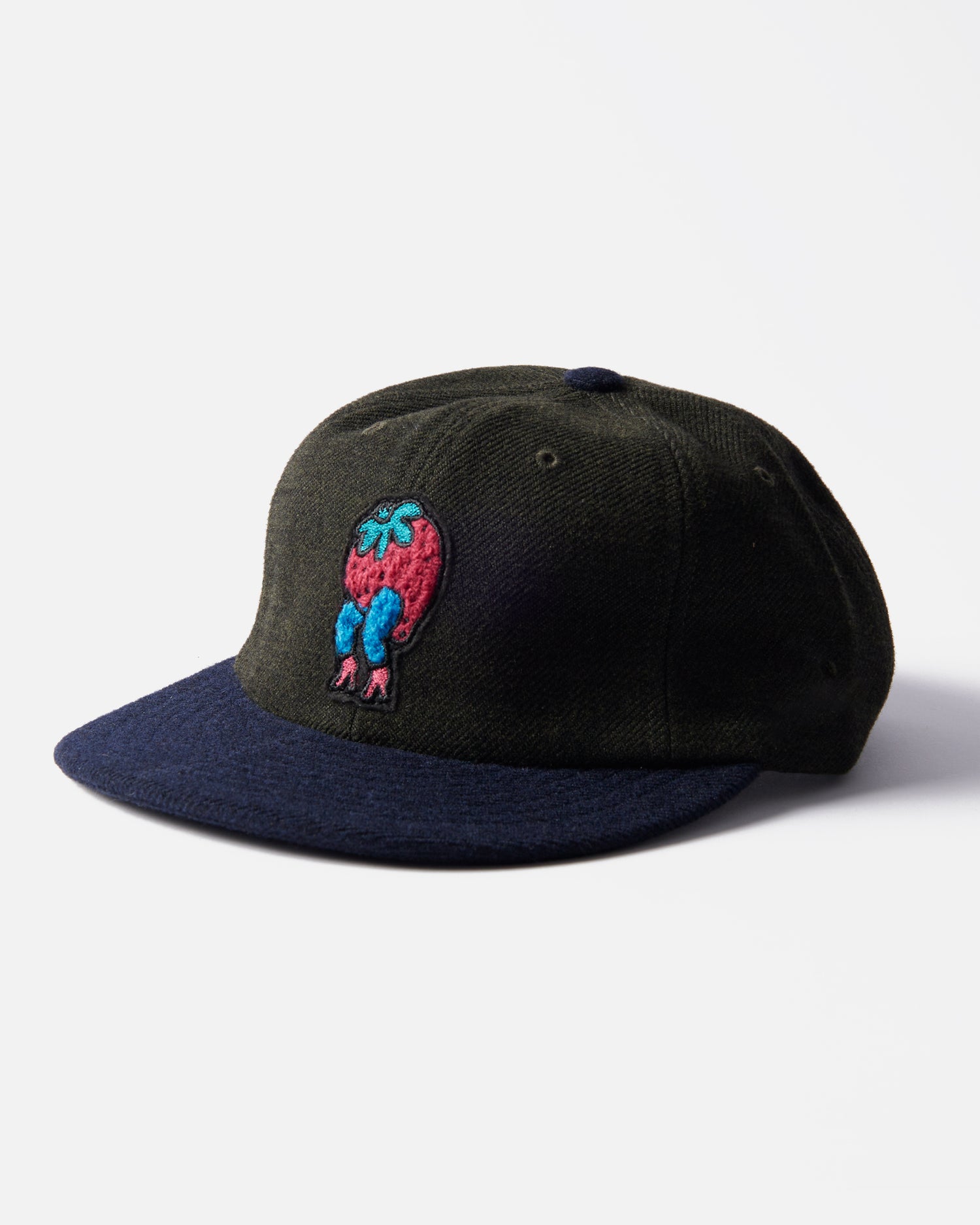 byParra Cappello a 6 pannelli Stupid Strawberry (Hunter Green)