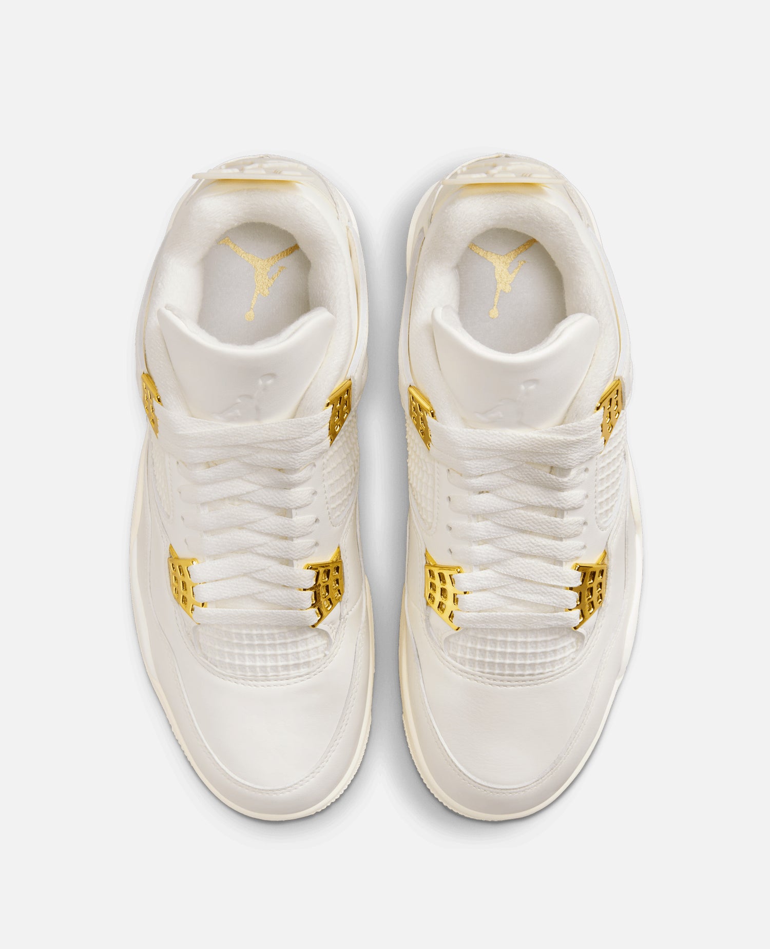Nike WMNS Air Jordan 4 Retro (Sail/Metallic Gold-Black)