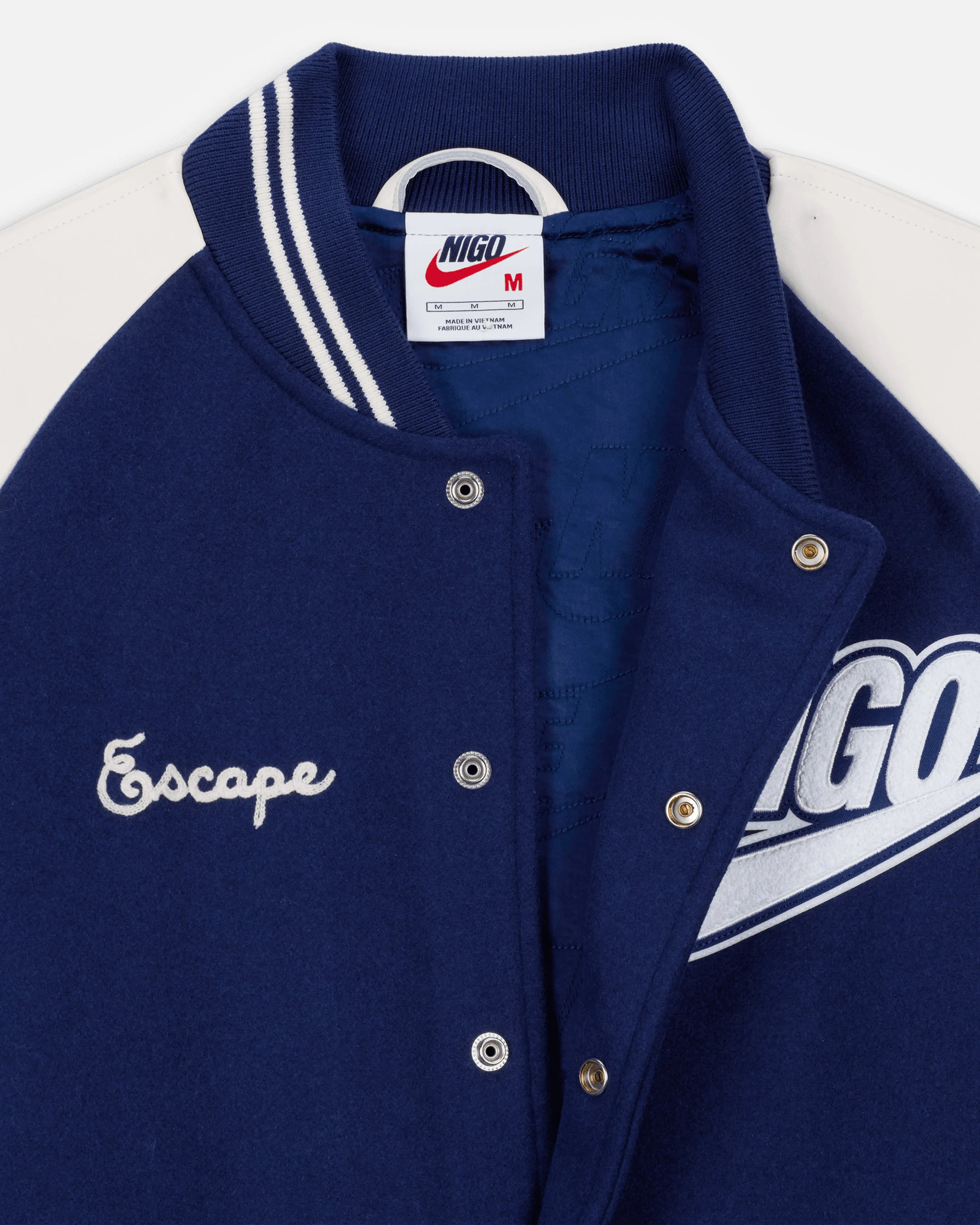 NIGO Nike NRG Varsity Jacket Navy OGIN