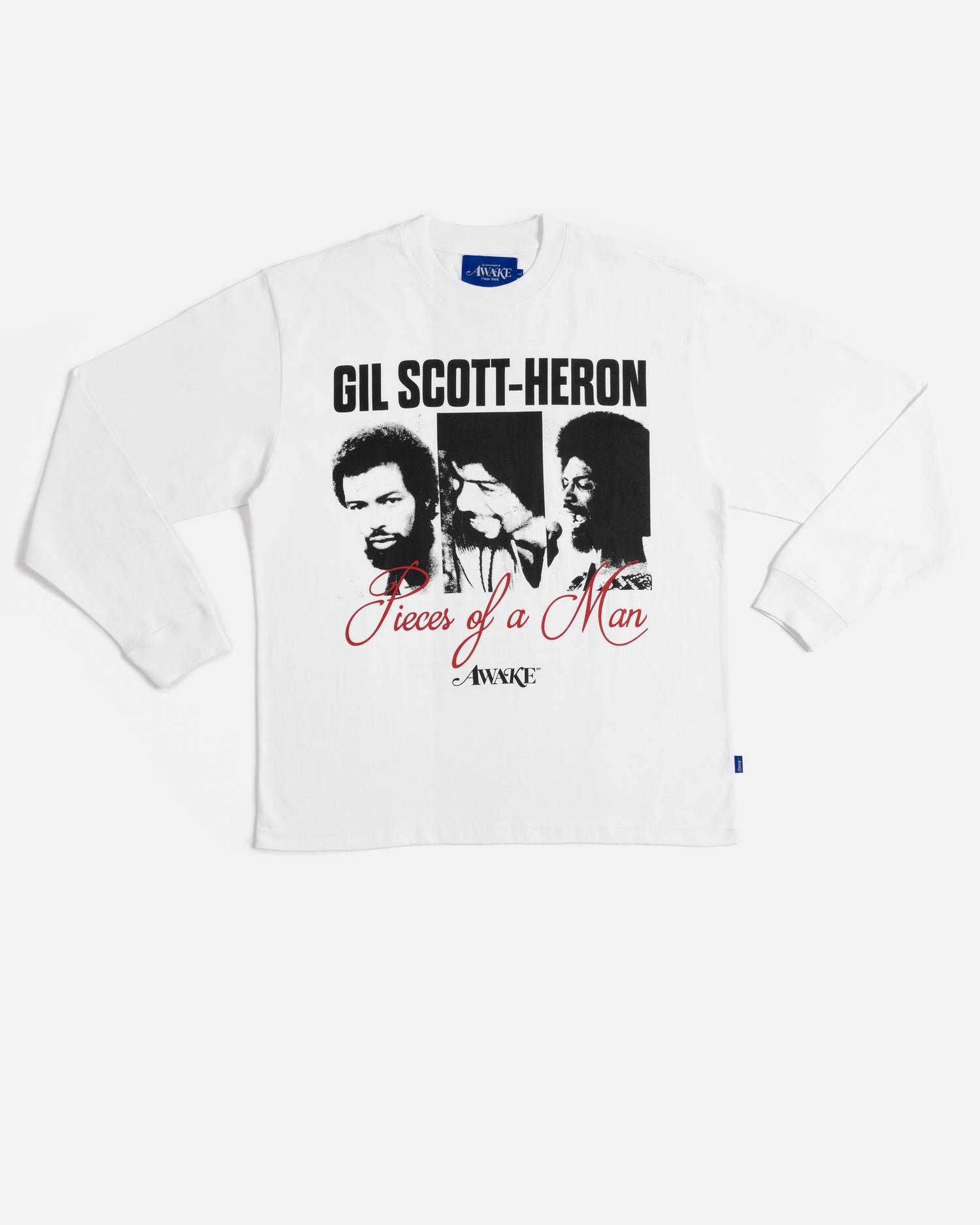 T-shirt a maniche lunghe Awake NY X Gil Scott Heron (Bianco)