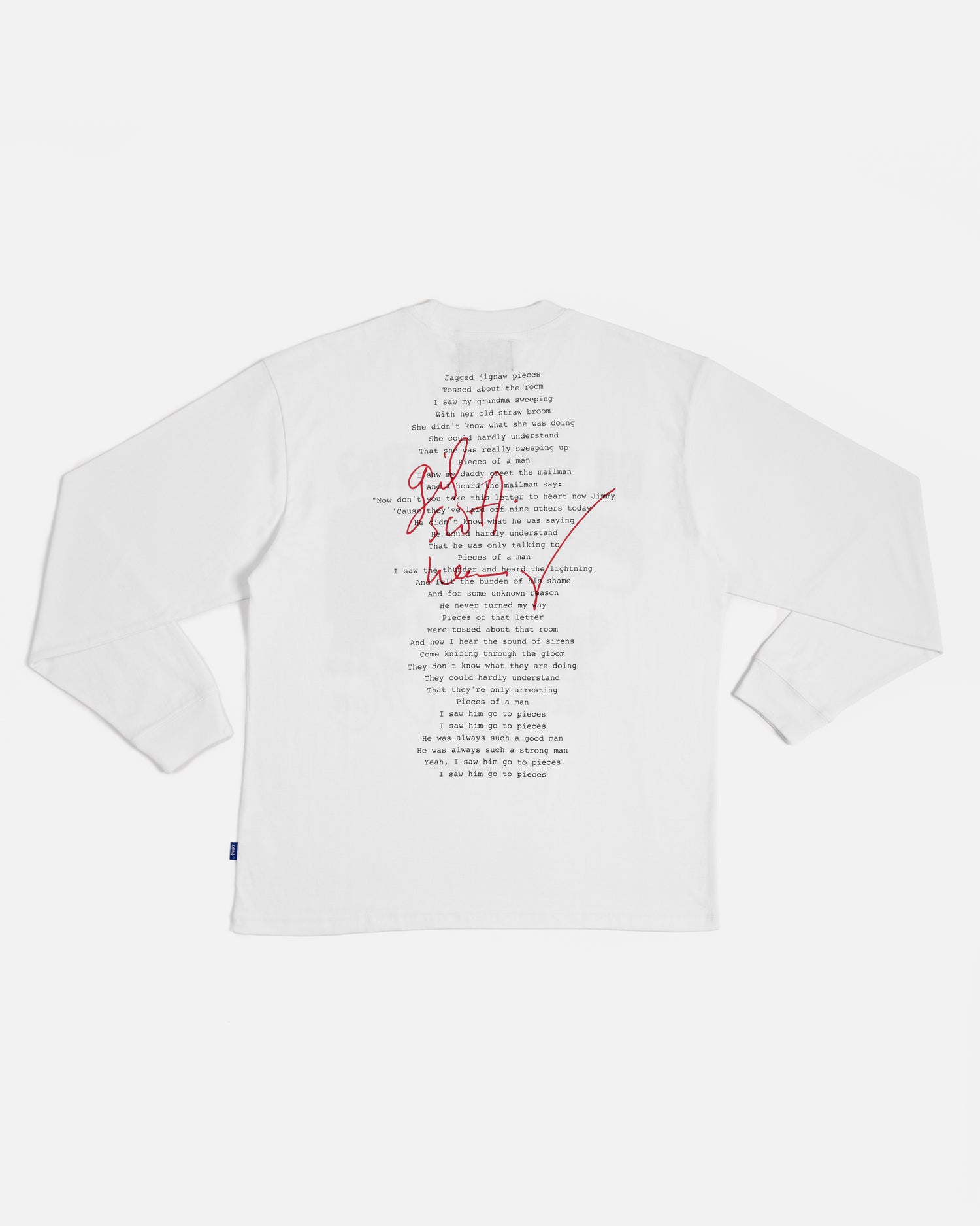 T-shirt à manches longues Awake NY X Gil Scott Heron (blanc)