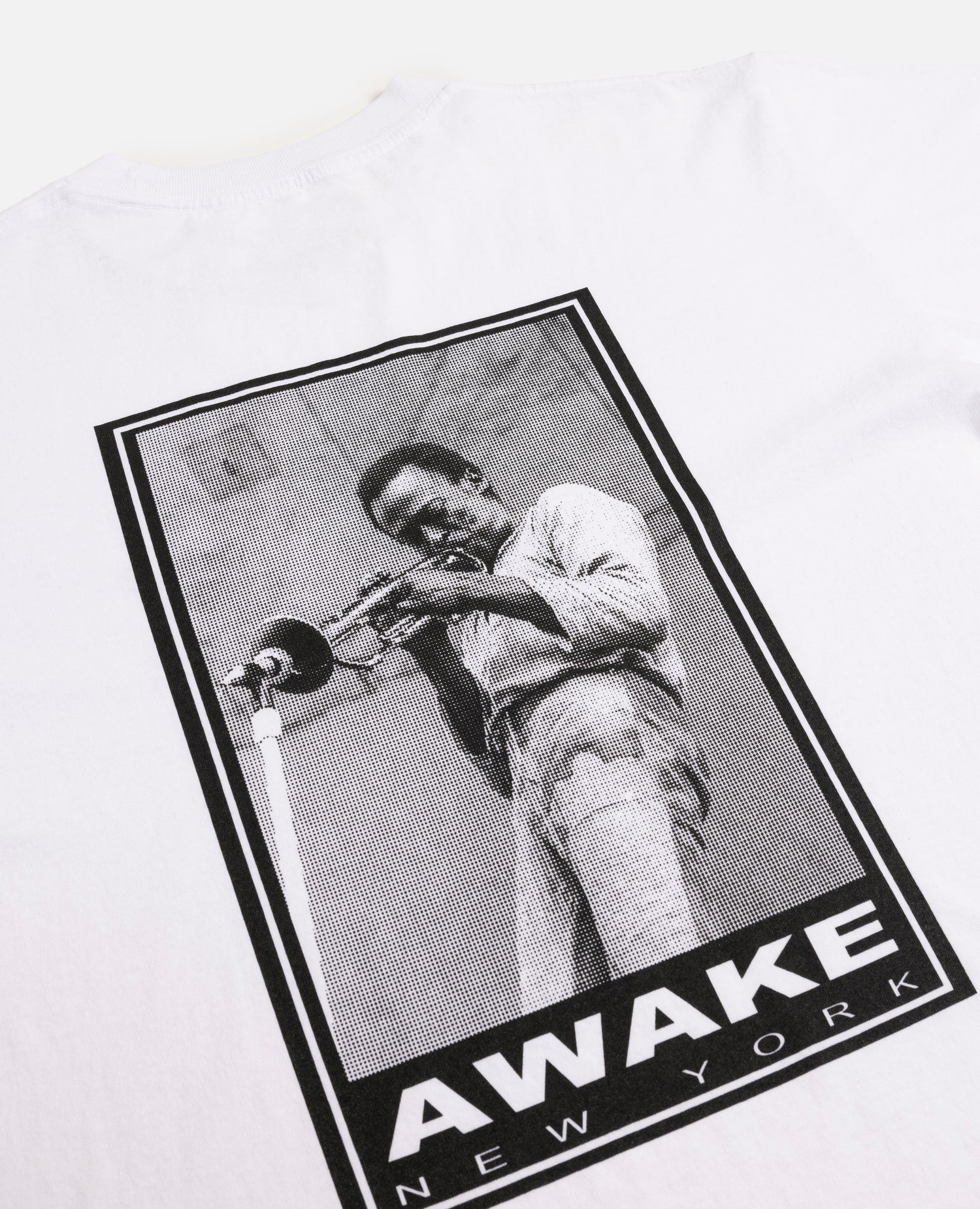 Awake NY Miles Davis Printed Short Sleeve Tee (White)