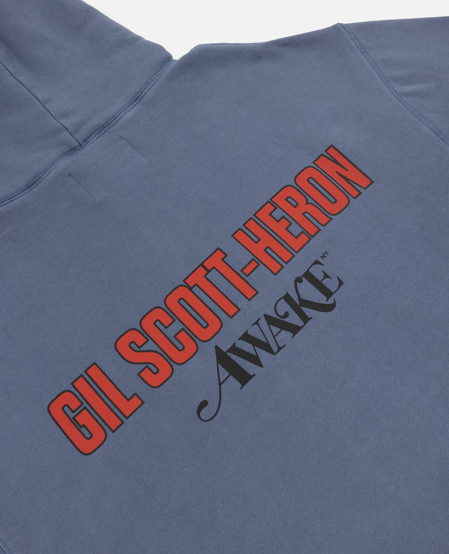 Sweat à capuche Awake NY X Gil Scott Heron (bleu ardoise)