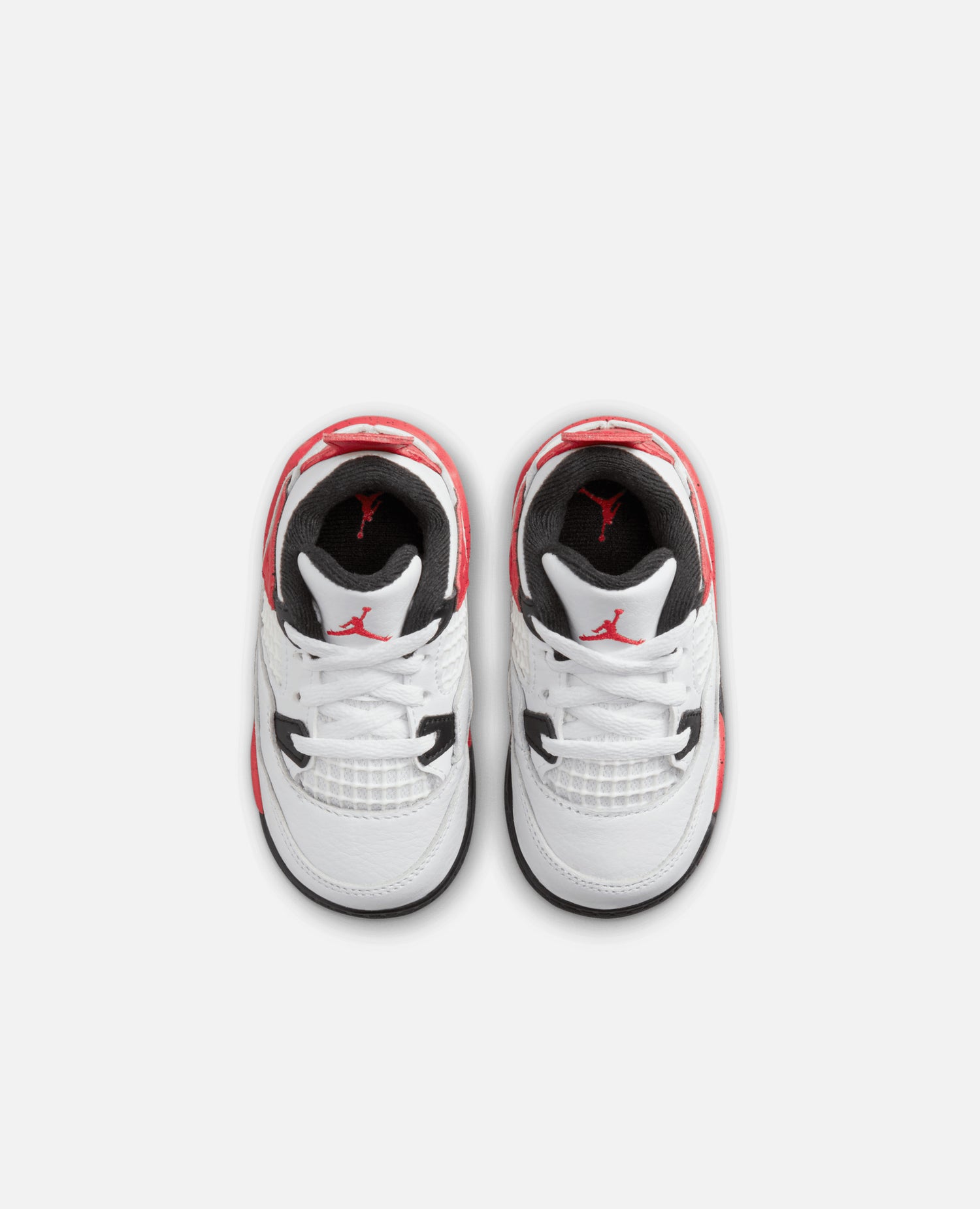 Jordan 4 Retro (TD) (White/Fire Red-Black-Neutral Grey)