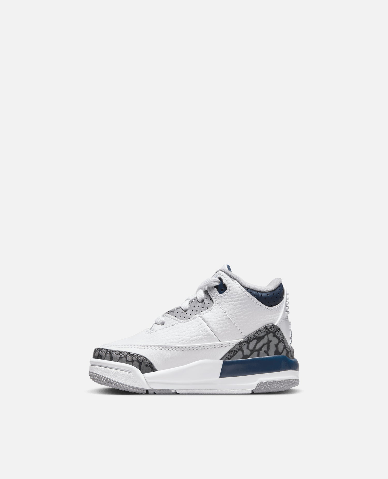 Nike Jordan 3 Retro (TD) (White/Midnight Navy-Cement Grey-Black)