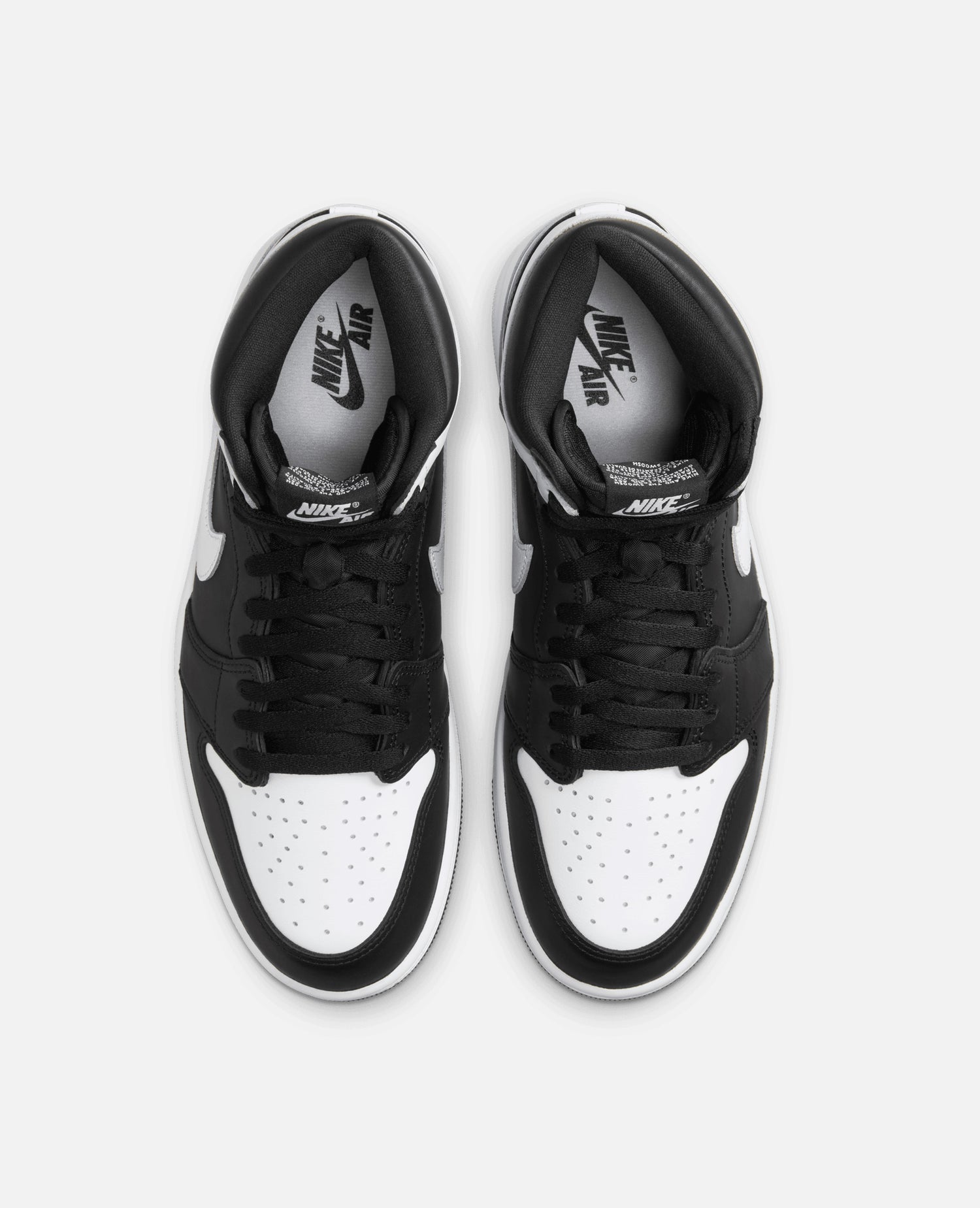 Nike Air Jordan 1 Retro High OG (Nero/Bianco-Bianco)