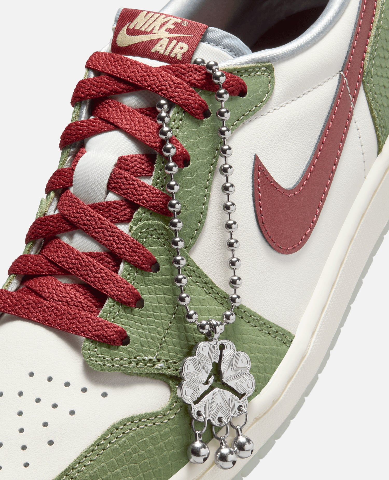 Nike Air Jordan 1 Retro Low OG Cny (Vela/Cedro-Verde Olio-Pomice Chiaro)