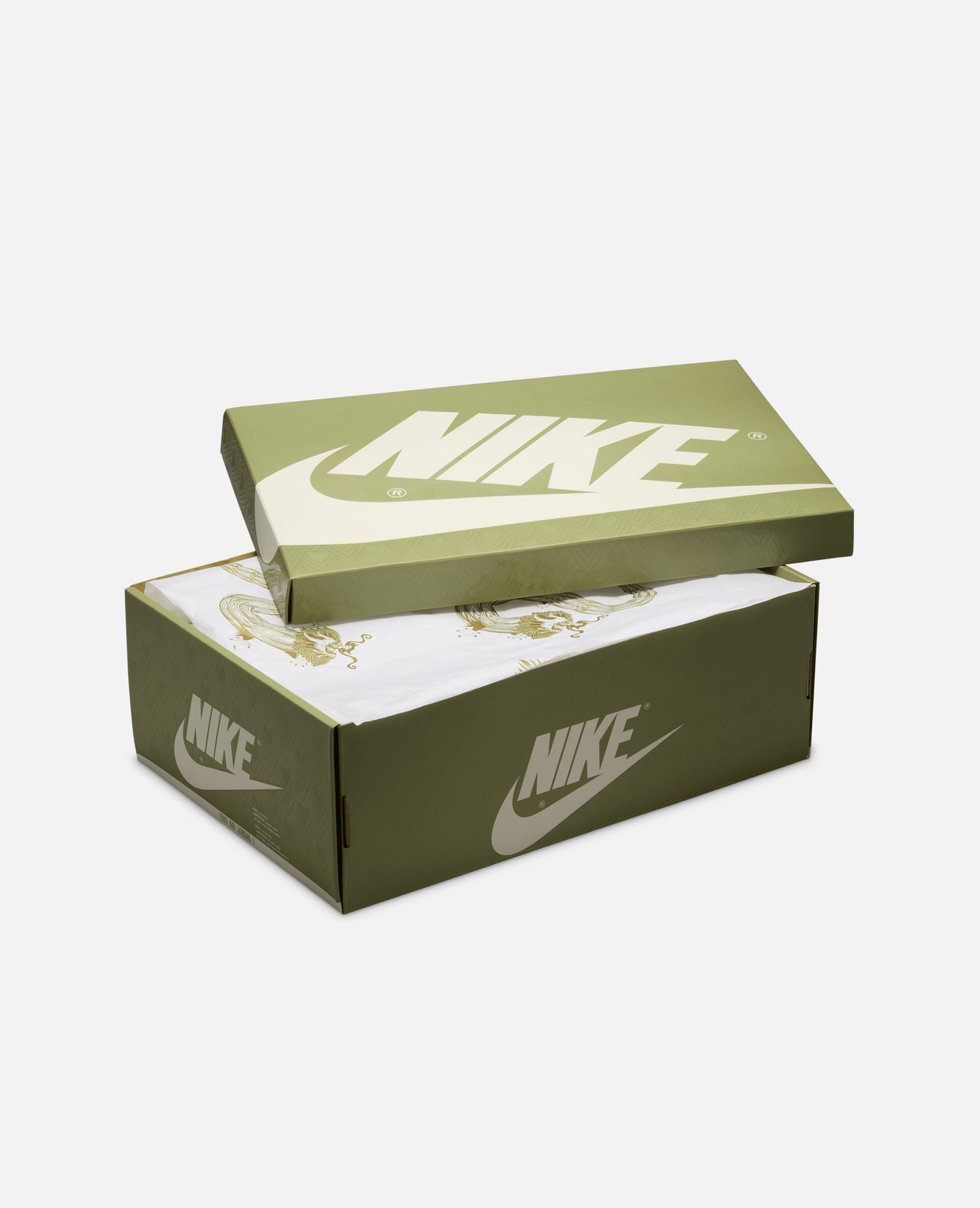Nike Air Jordan 1 Retro Low OG Cny (Voile/Cedar-Oil Green-Light Pumice)