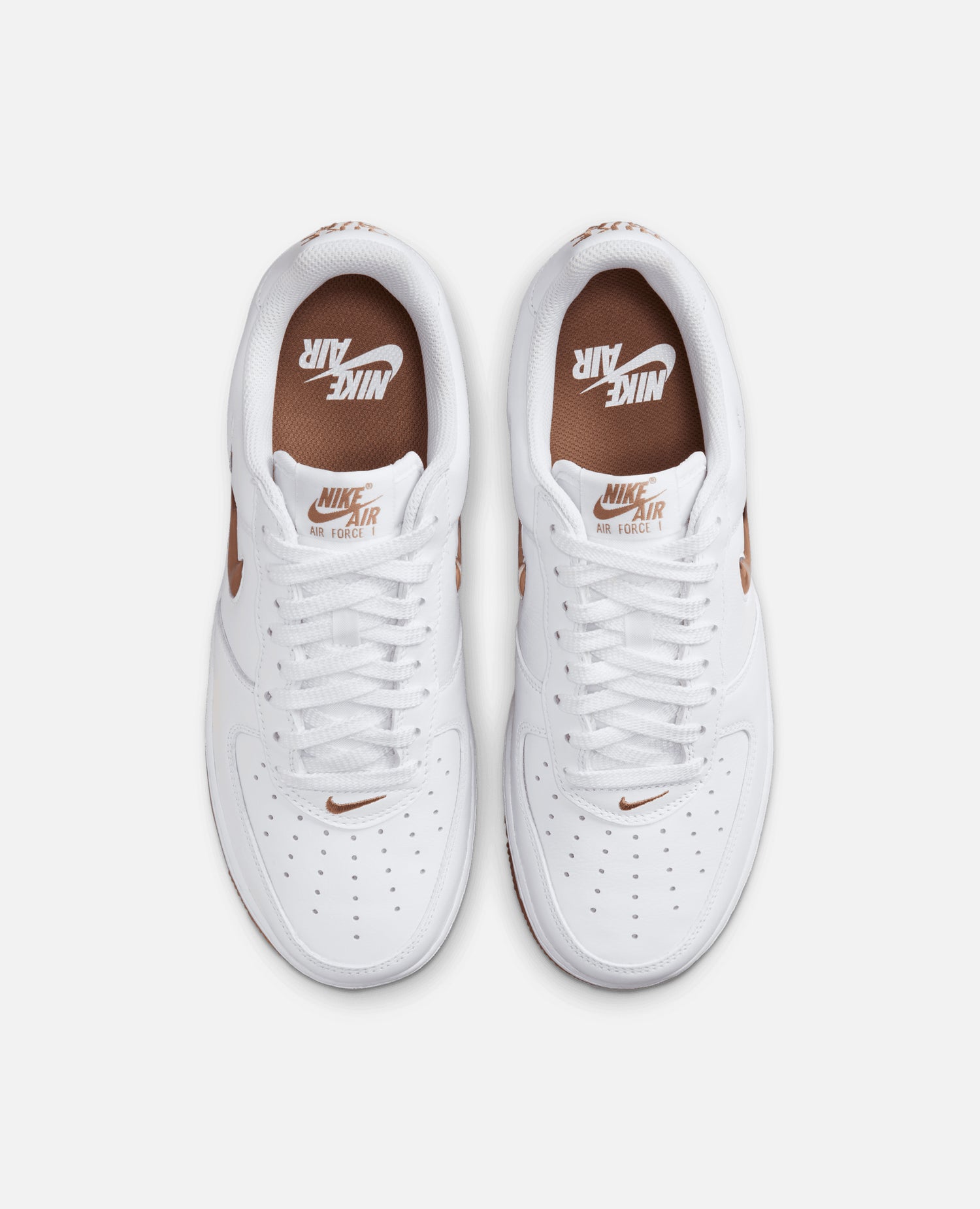 Nike Air Force 1 Low Retro (White/Gum Med Brown)