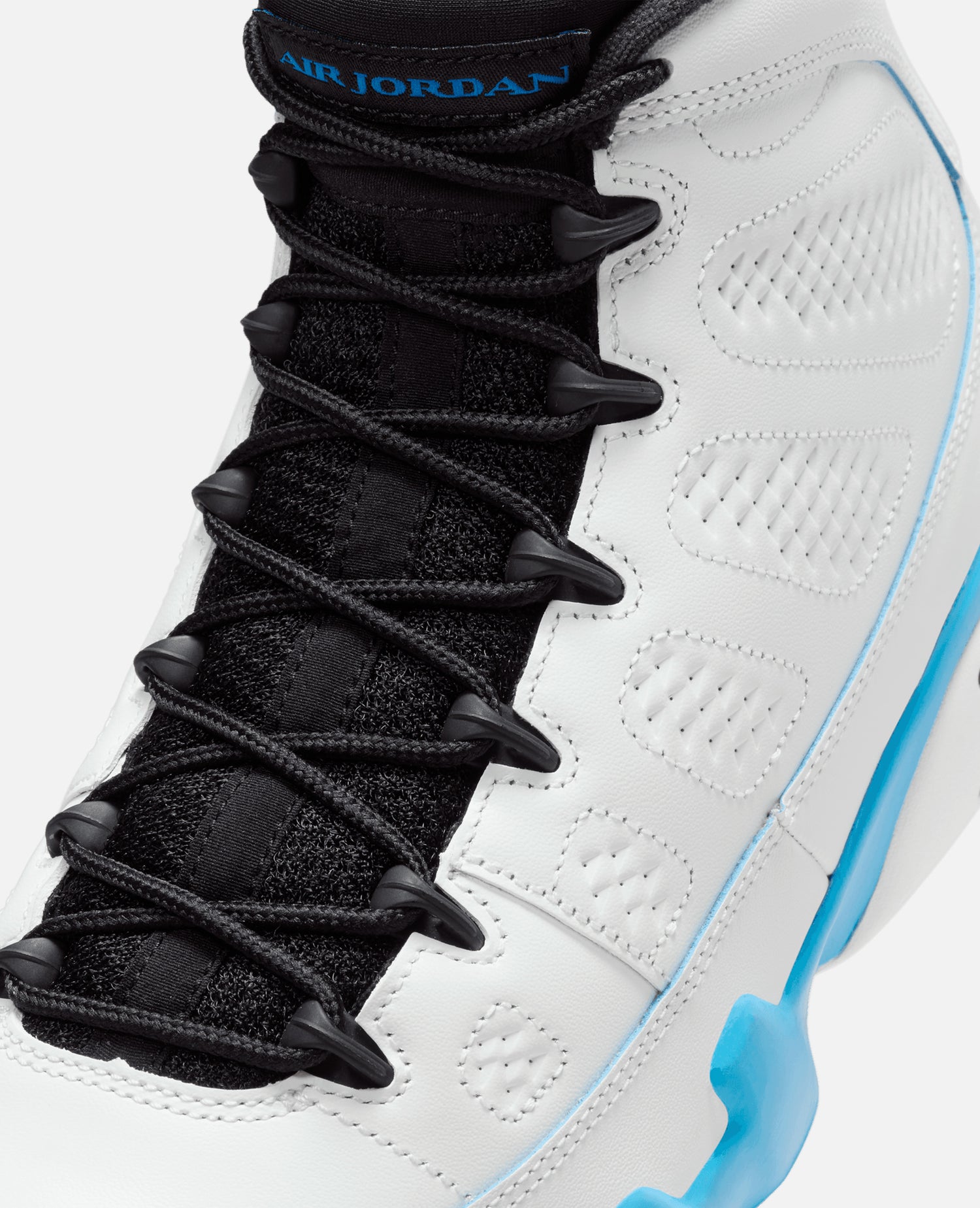 Nike Air Jordan 9 Retro (Summit White/Black-Dark Powder Blue)