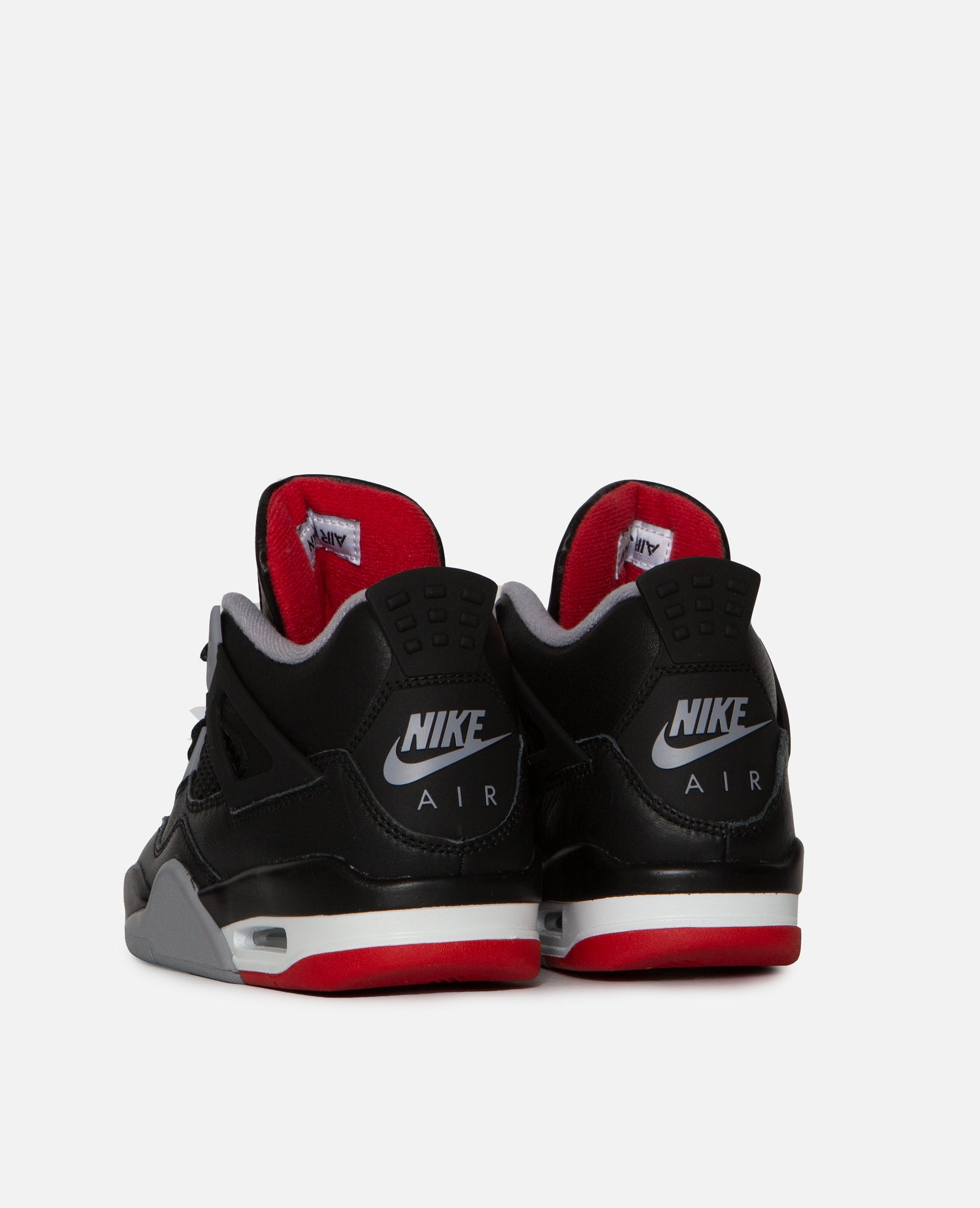 Nike Air Jordan 4 Retro (GS) (Black/Fire Red-Cement Grey-Summit White)