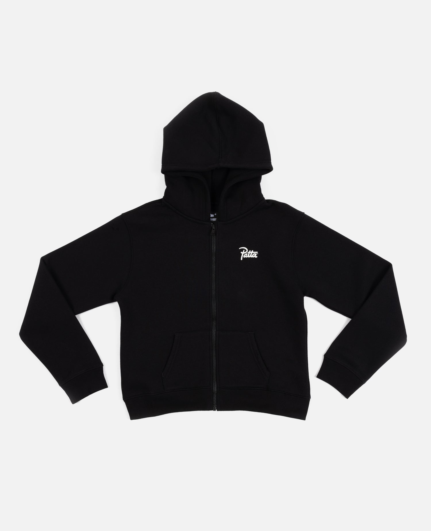 Patta Kids Zip Hooded Sweater (Black)