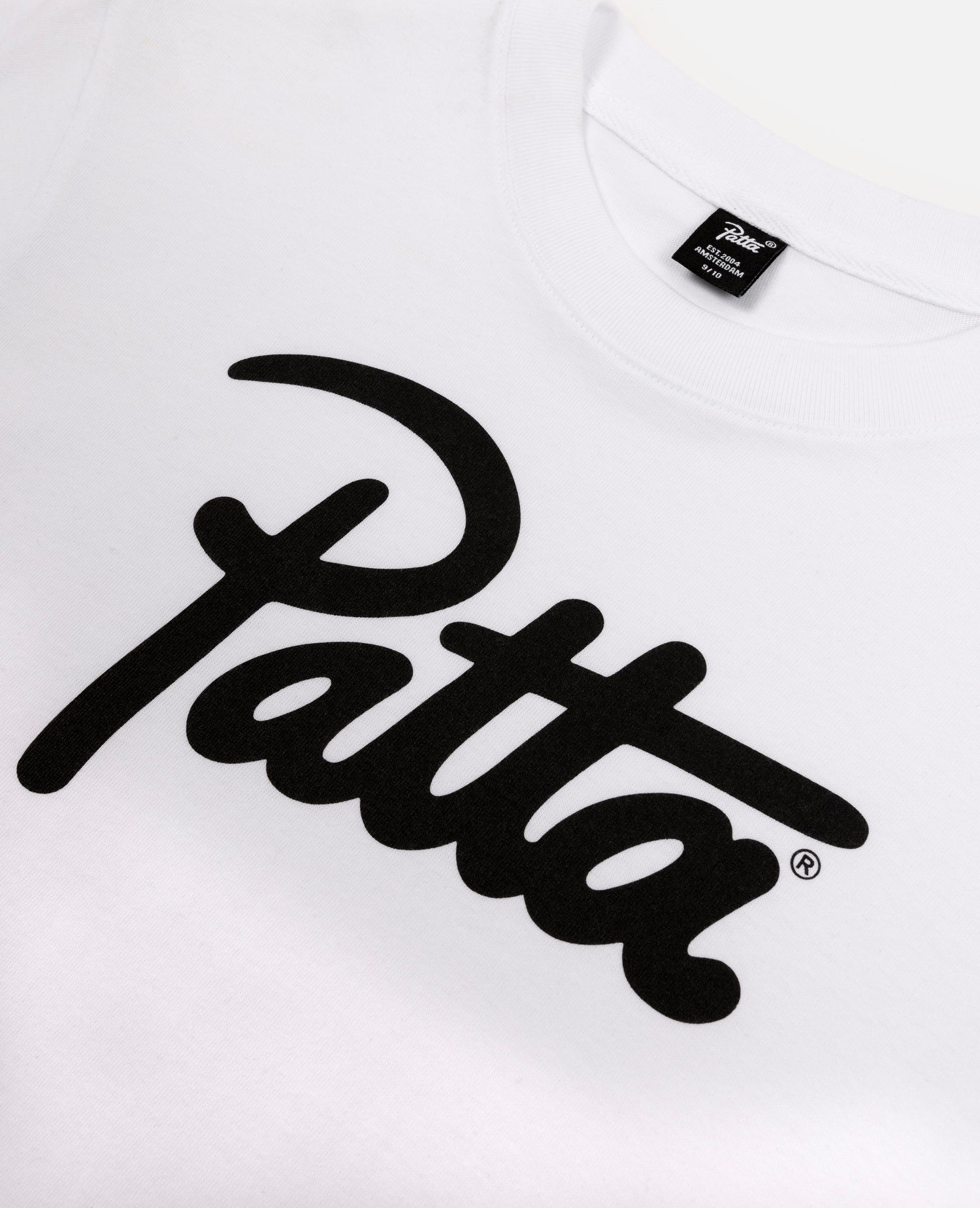 T-shirt avec logo Patta pour enfants (blanc)