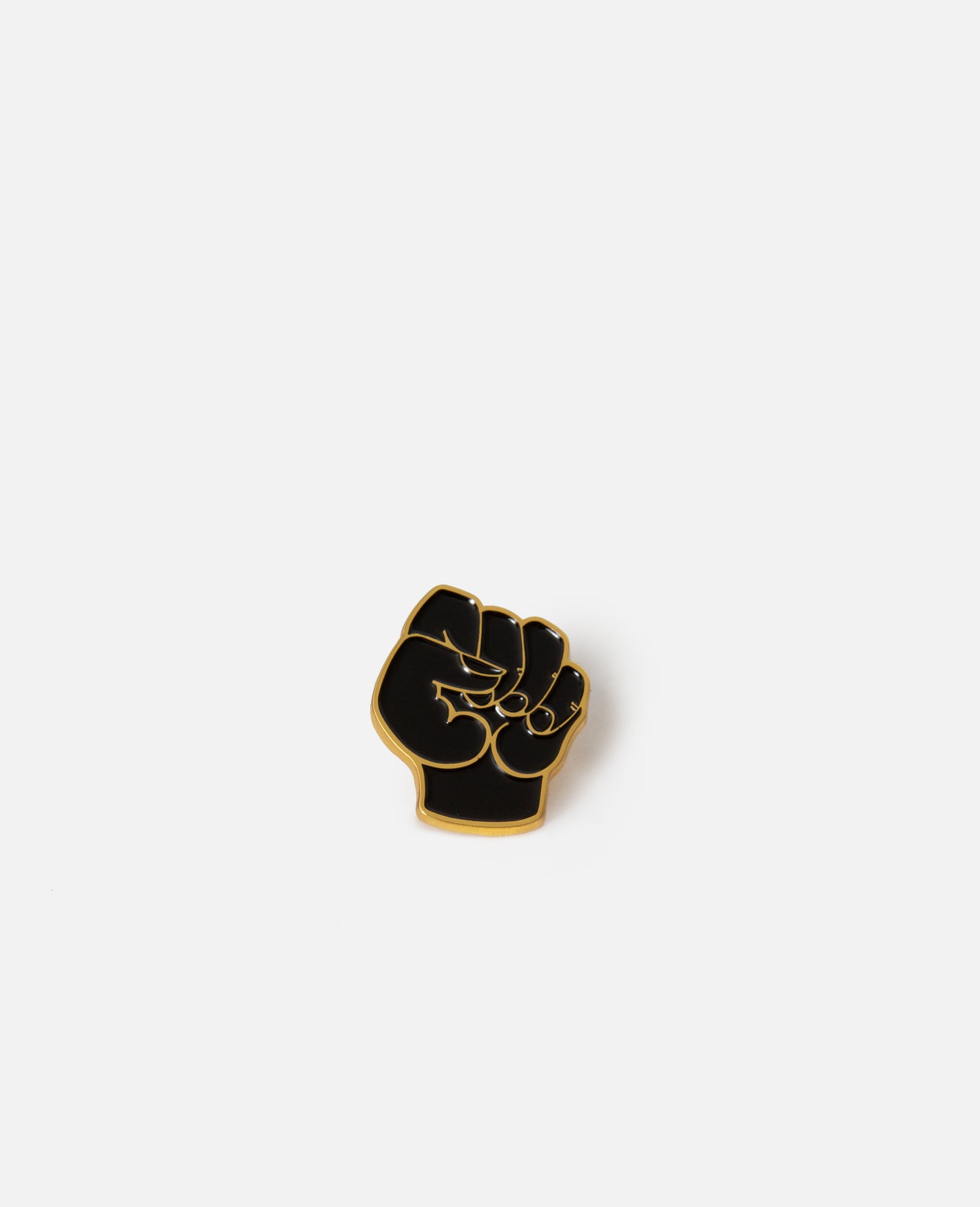 Patta Fist Logo Pin (Gold/Black)