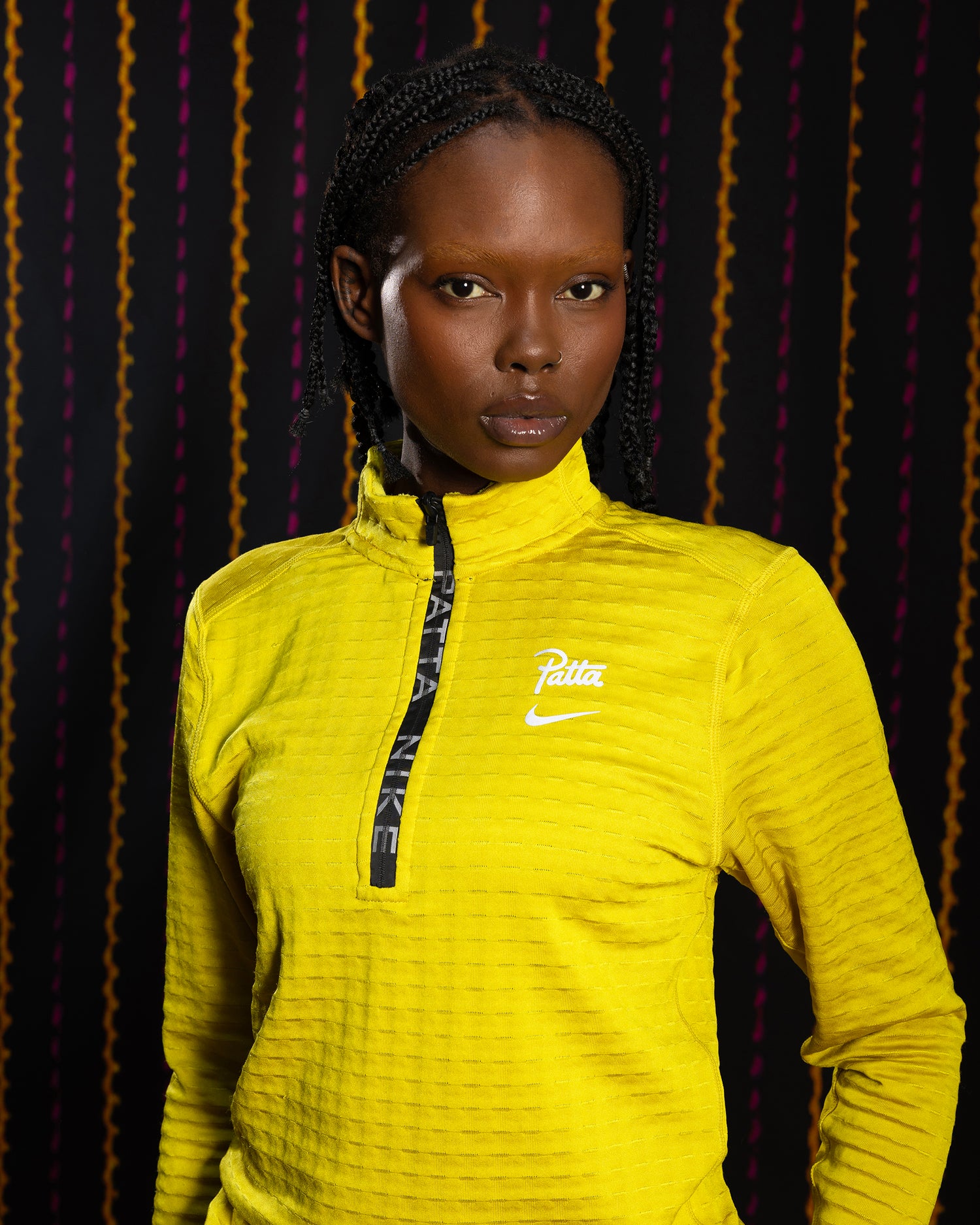 Nike x Patta Running Team Half-Zip Longsleeve (Saffron Quartz)