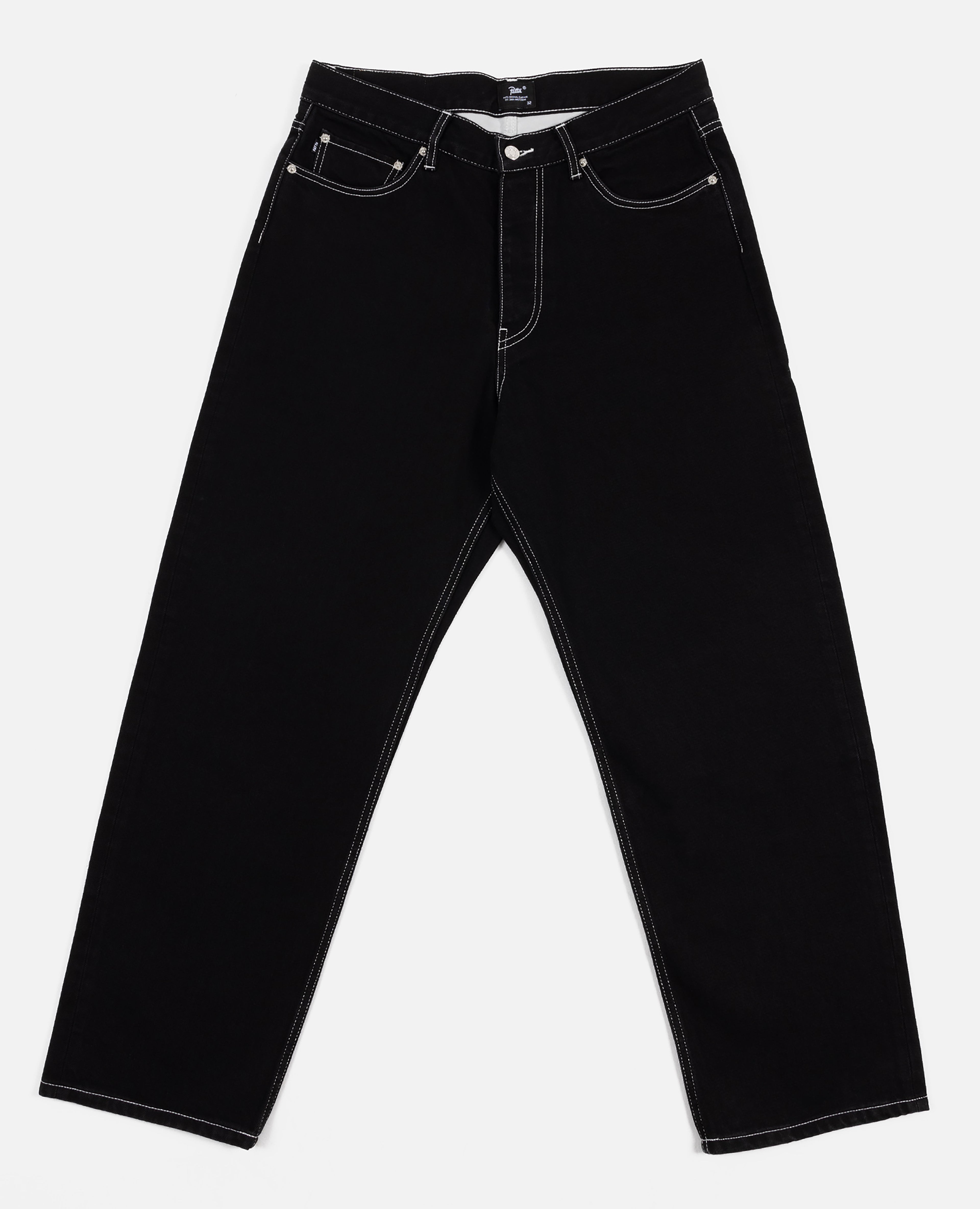 Black & White Stitch Chain Carpenter Pants Plus Size | Hot Topic