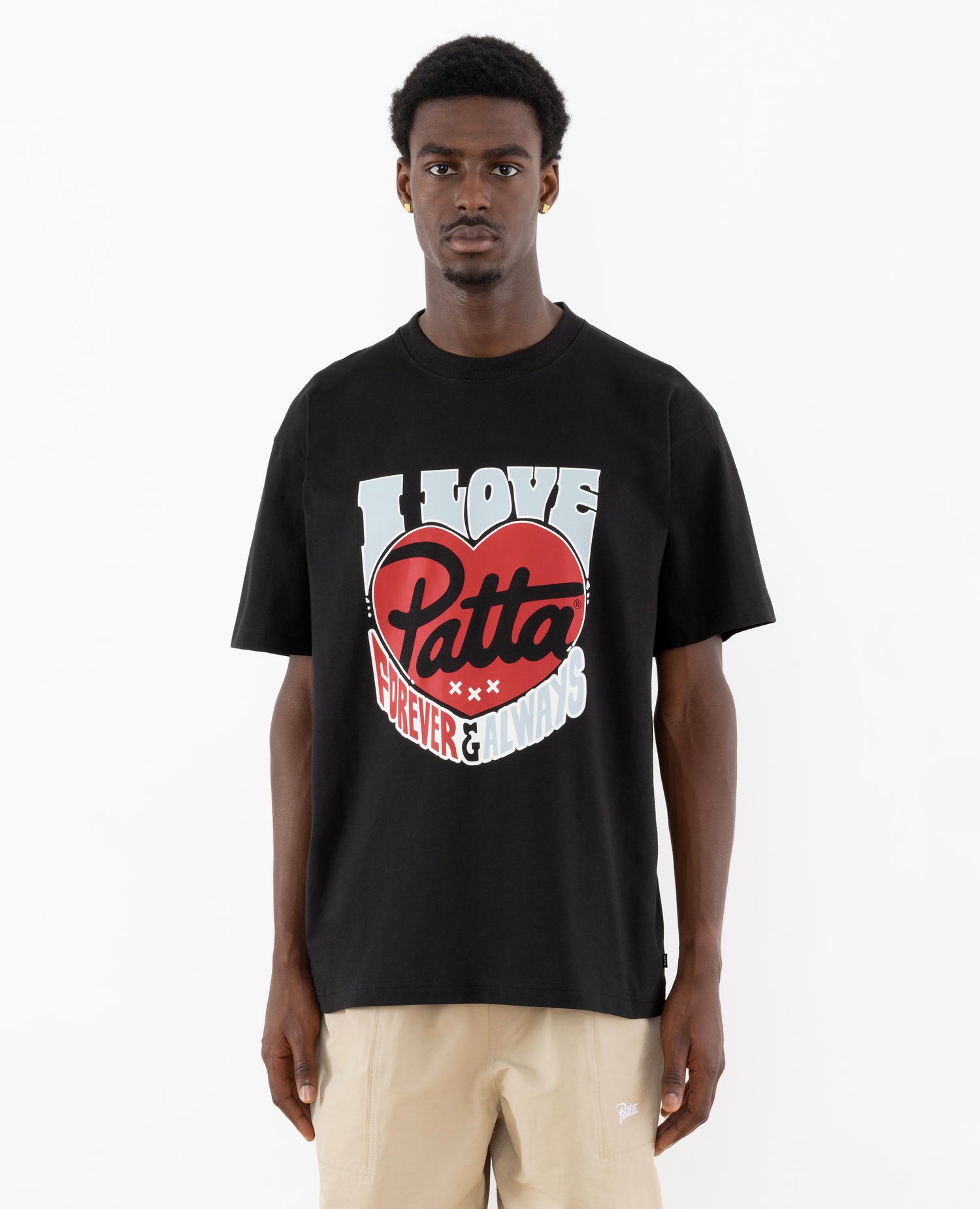 T-shirt Patta per sempre e sempre (nera)