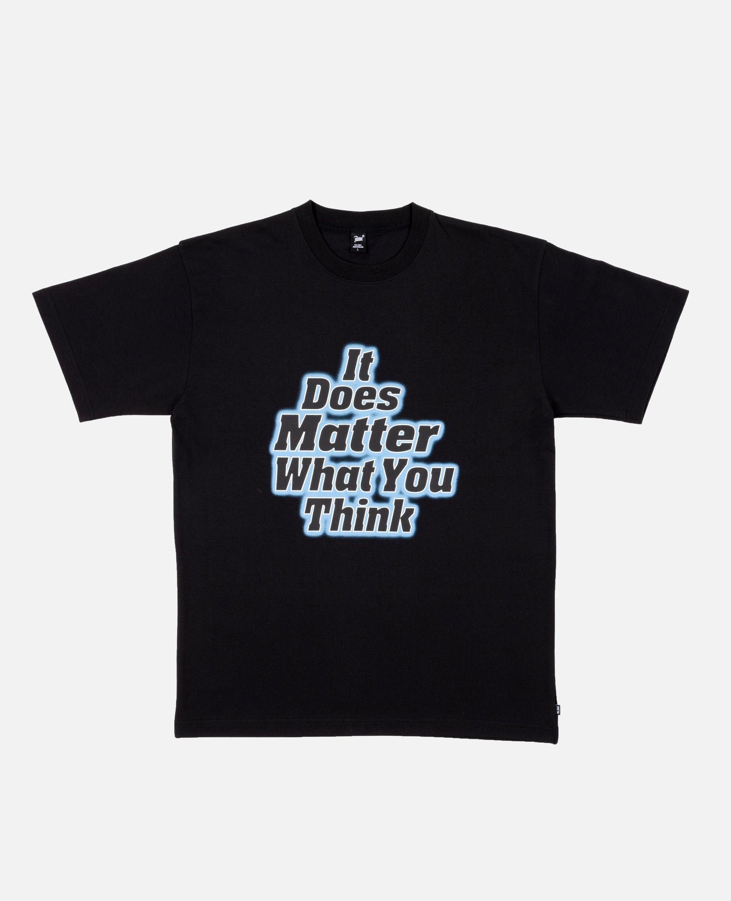 T-shirt Patta, importa cosa pensi (nera)