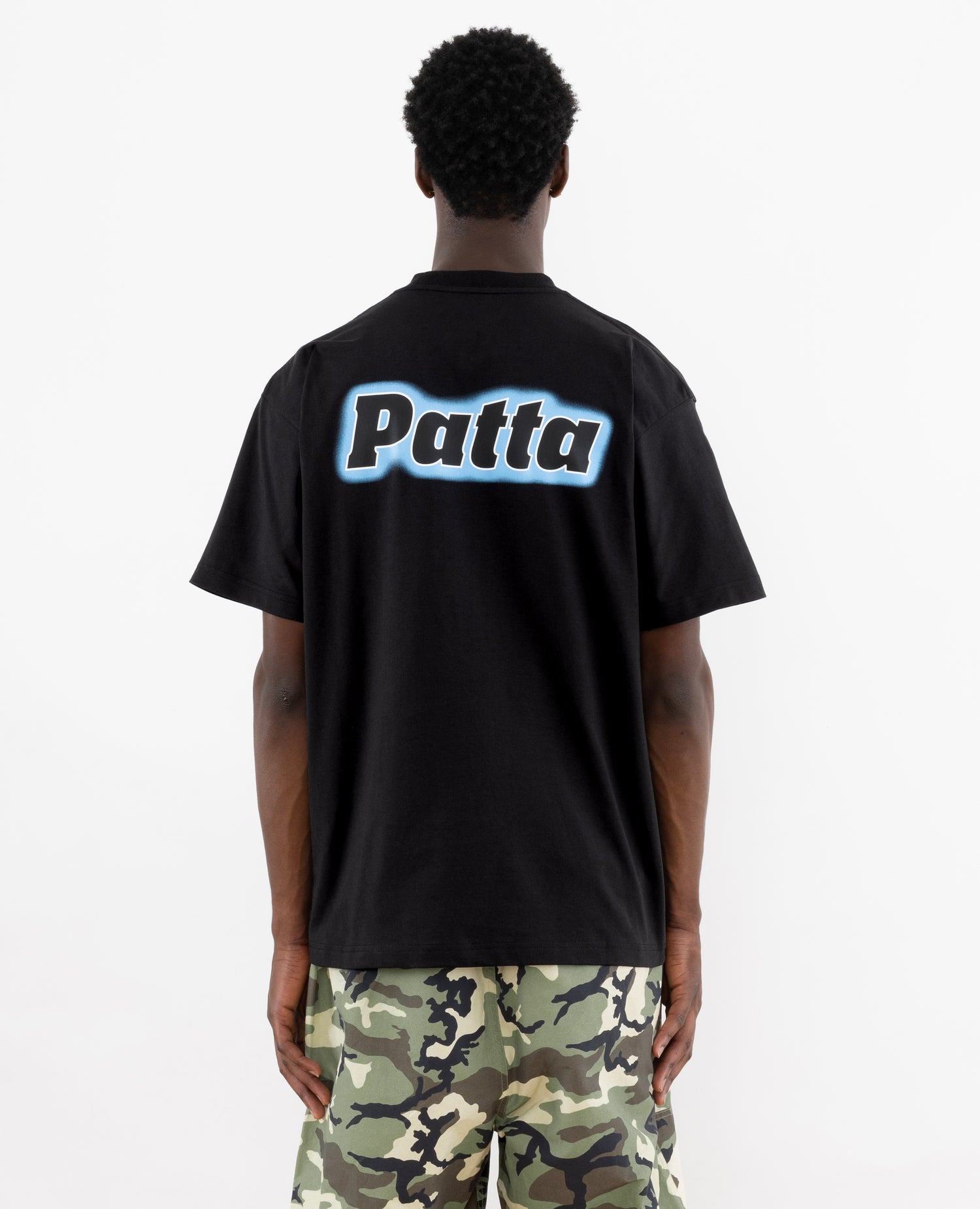 T-shirt Patta, importa cosa pensi (nera)