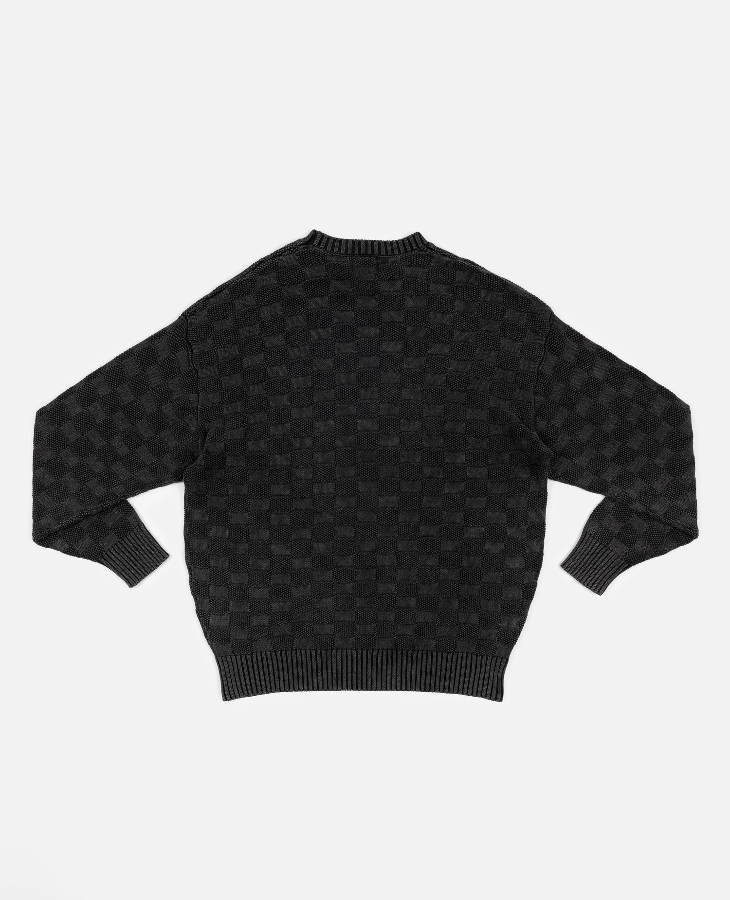 Patta Purl Ribbed Knitted Sweater (Pirate Black)