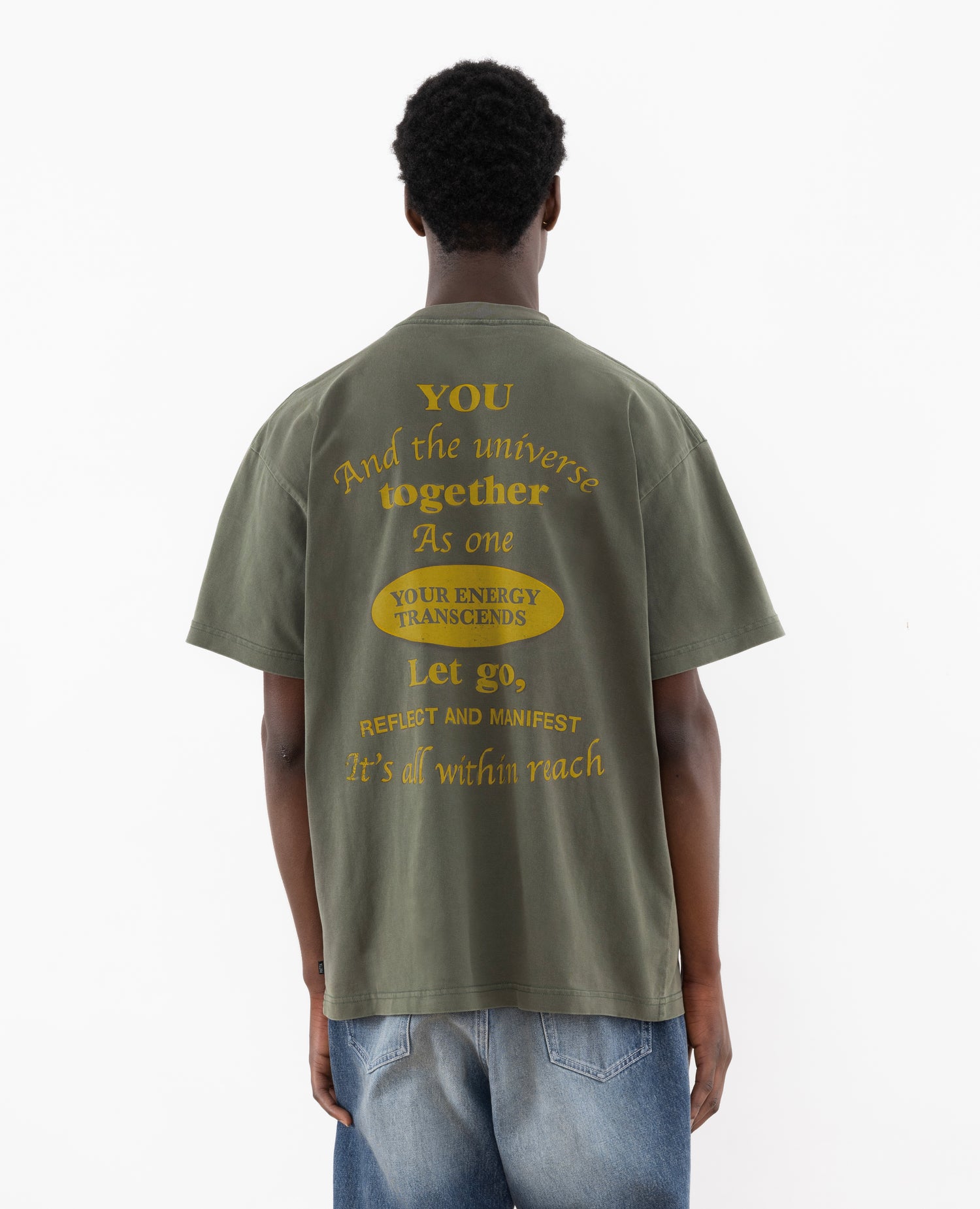 T-shirt délavé Patta Reflect And Manifest (Coccinelle)