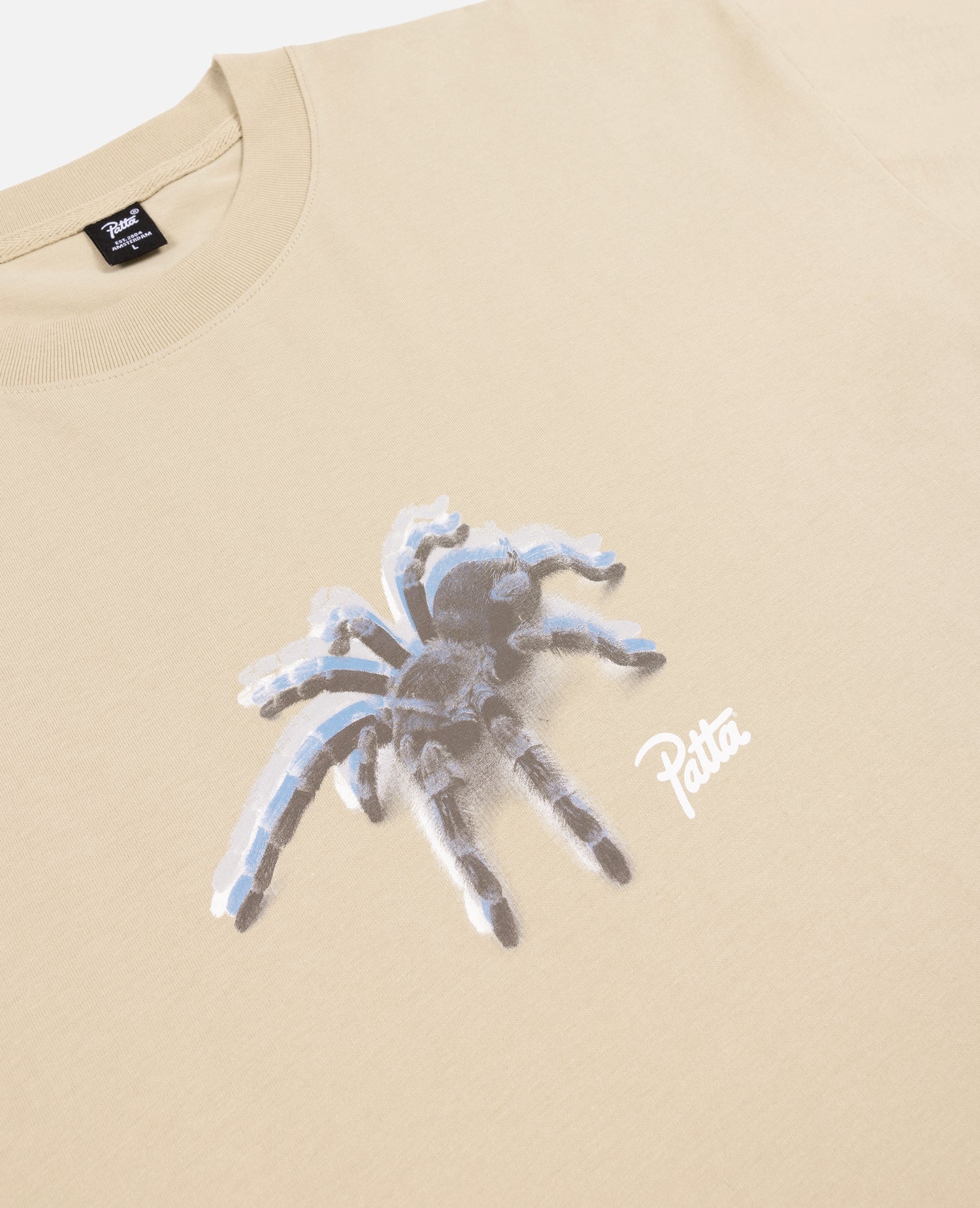 T-Shirt Patta Spider (Poivre Blanc)