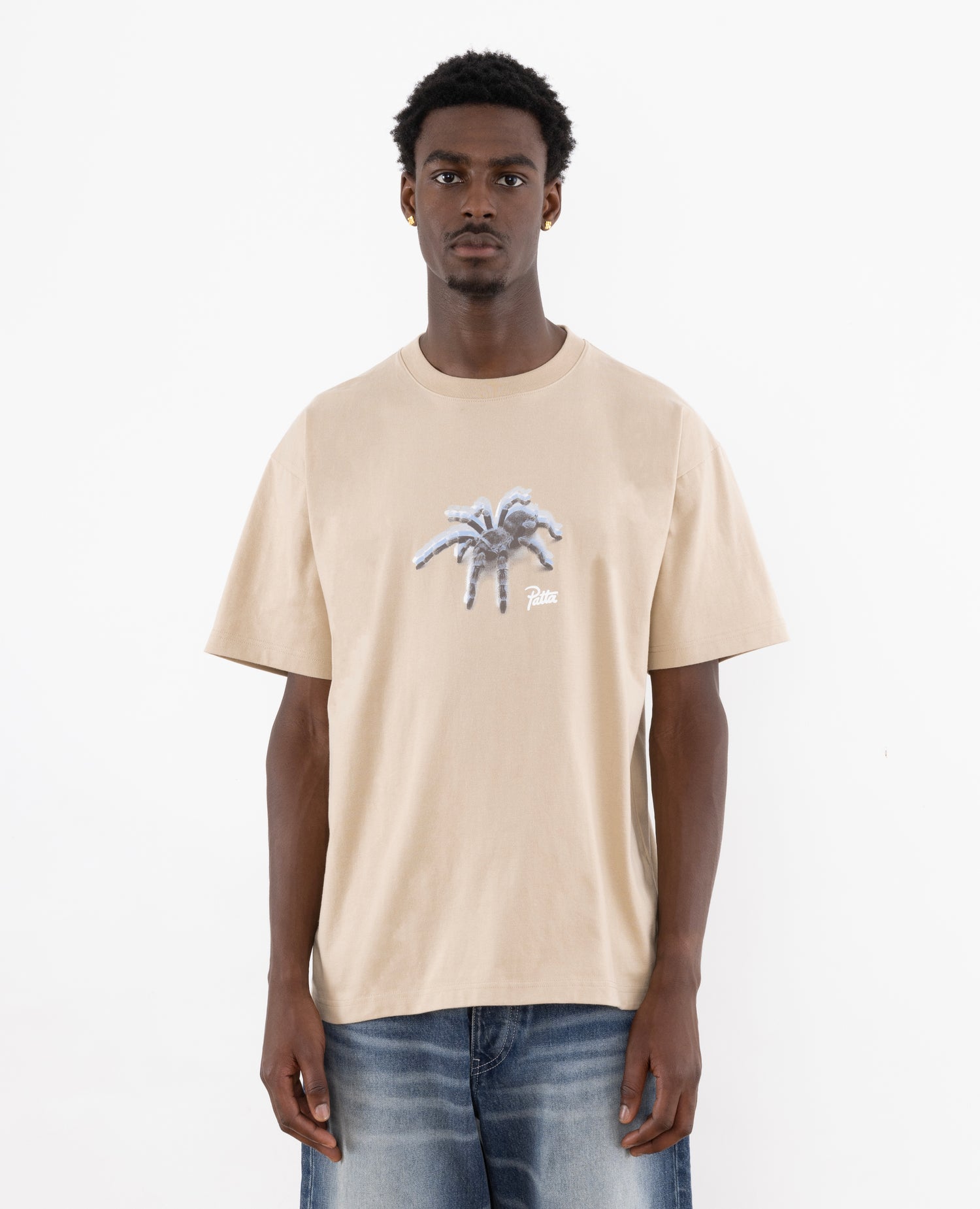 T-shirt Patta Spider (pepe bianco)