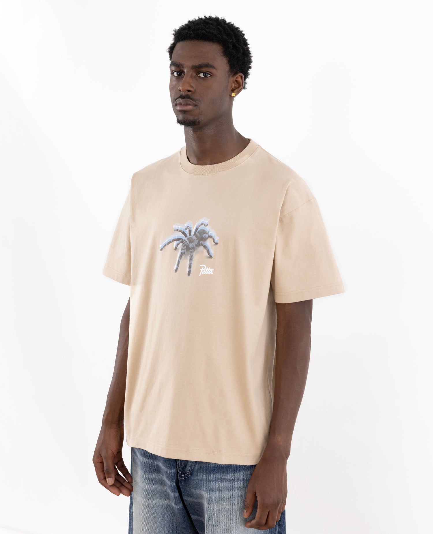 T-Shirt Patta Spider (Poivre Blanc)